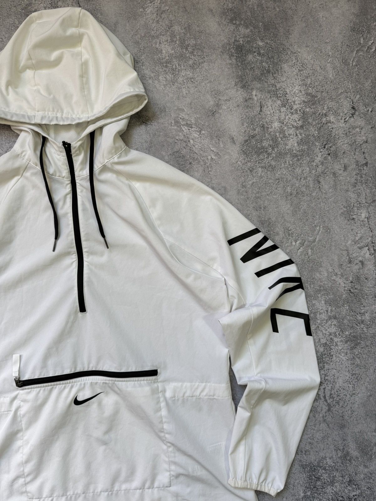 Nike × Vintage Nike Anorak Light Jacket Streetwear Oversize Big Logo Rare Size US S / EU 44-46 / 1 - 3 Thumbnail