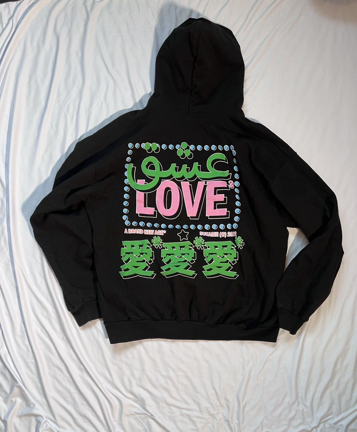 Sukamii Sukamii ‘Love’ Puff Print hoodie Size US XXL / EU 58 / 5 - 5 Thumbnail