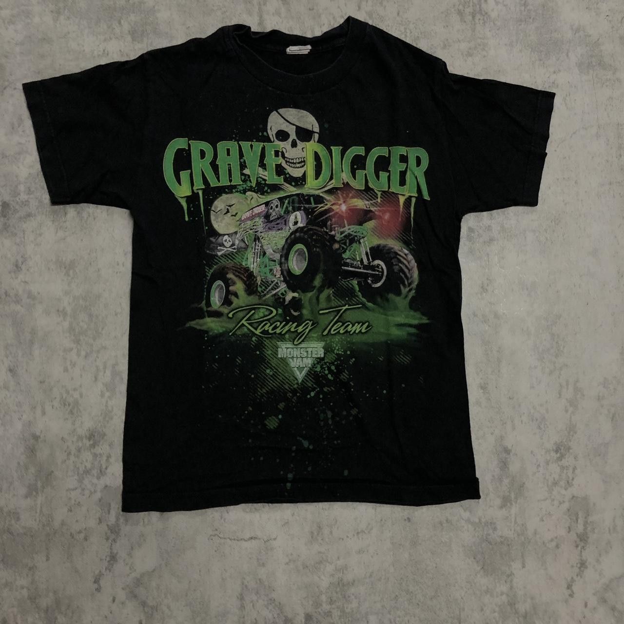 Other Grave Digger Monster Jam black & green shirt #MonsterJam Size US S / EU 44-46 / 1 - 1 Thumbnail