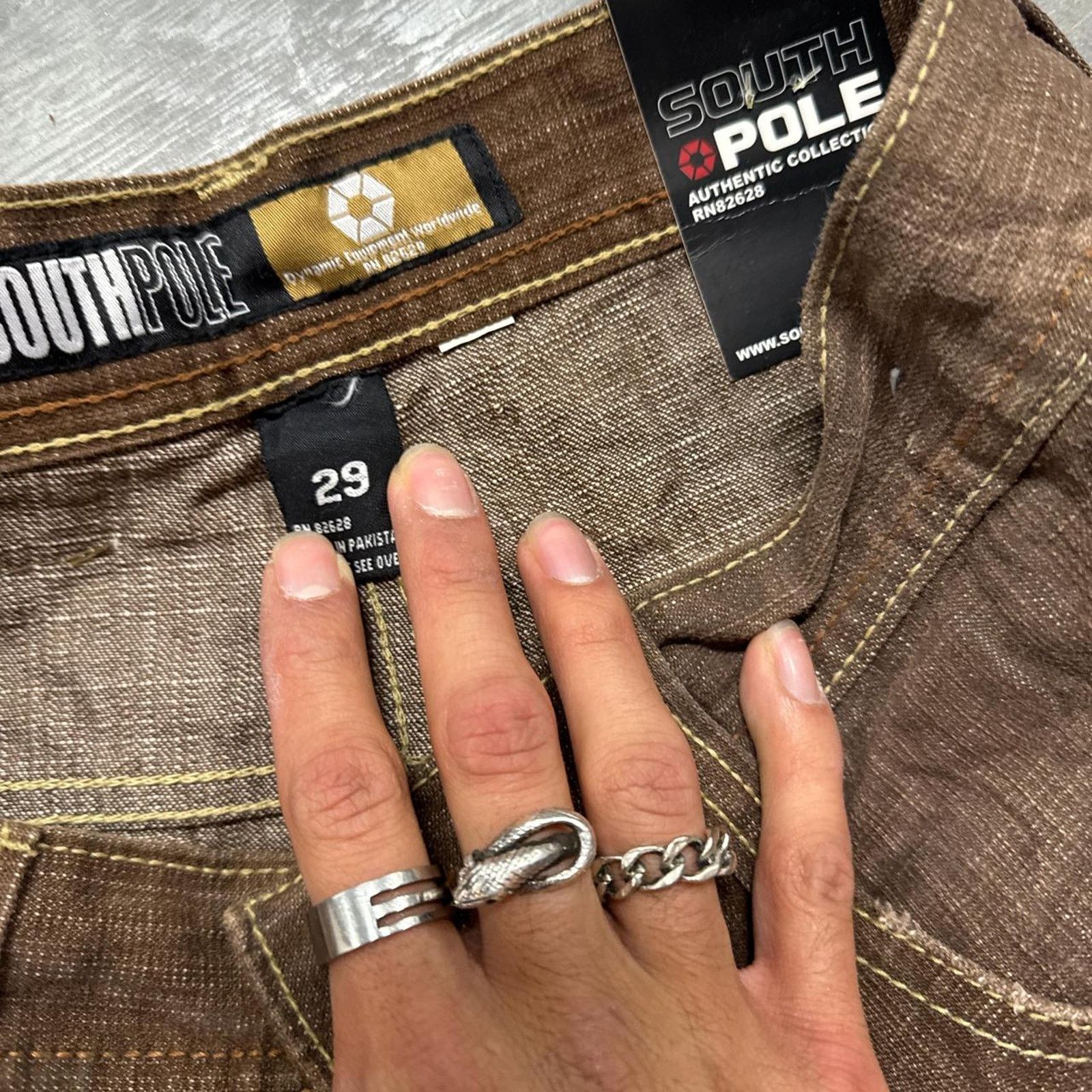 Southpole × Vintage Vintage Y2K 00s Deadstock Southpole Grail BAGGY Jeans Size US 29 - 6 Thumbnail