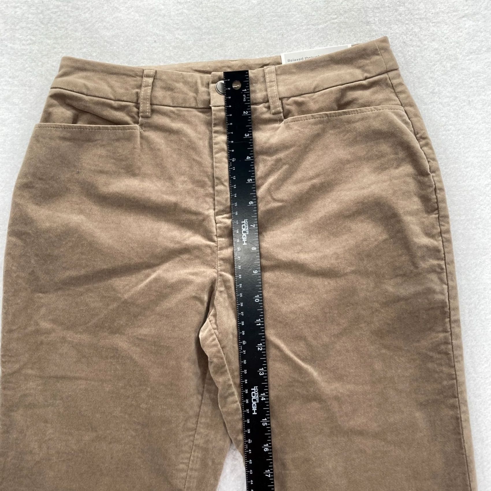 Vintage Christopher & Banks Women's 4 Slim Fit Straight Leg Pants Brown Stretch Fabric Cotton Blend Spandex Casual Chino 28 in Inseam 30 in Size 4 Womens Size 28" / US 6 / IT 42 - 7 Thumbnail