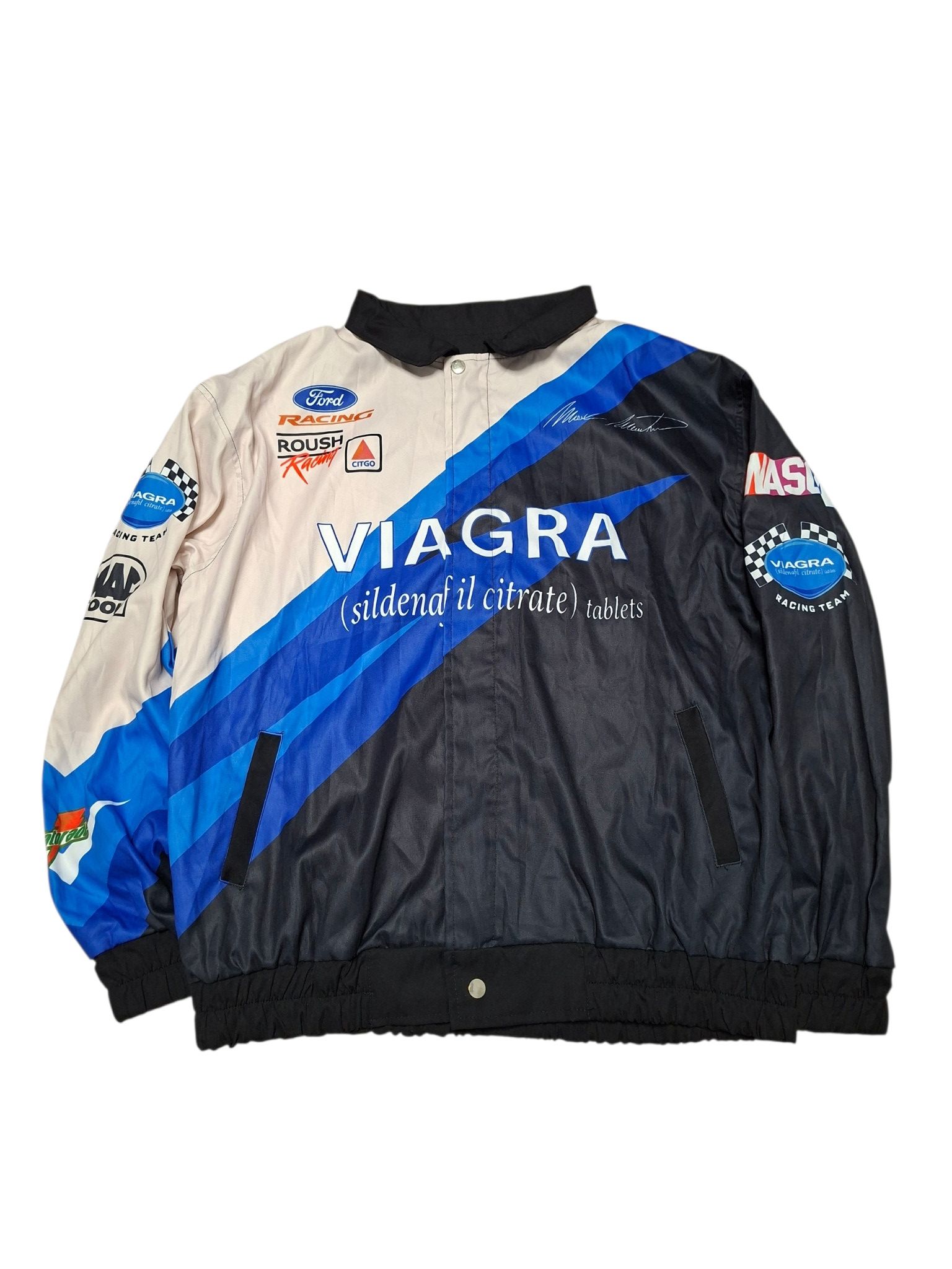 Other VIAGRA RACING VINTAGE BIG LOGO NYLON TRACK JACKET Size US L / EU 52-54 / 3 - 1 Thumbnail