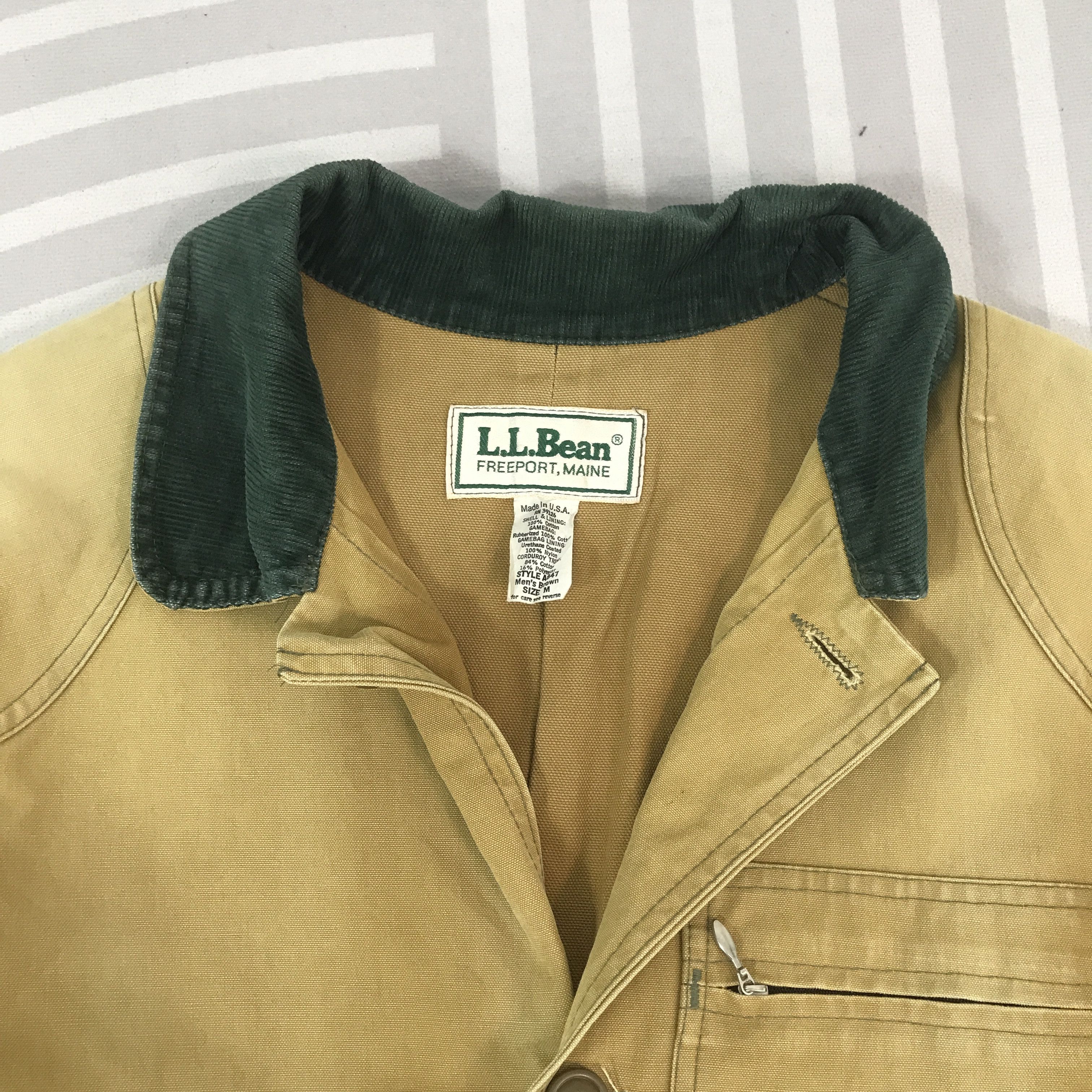 L.L. Bean Vintage LL Bean Freeport,Maine Chore Faded Jacket Size US M / EU 48-50 / 2 - 7 Thumbnail