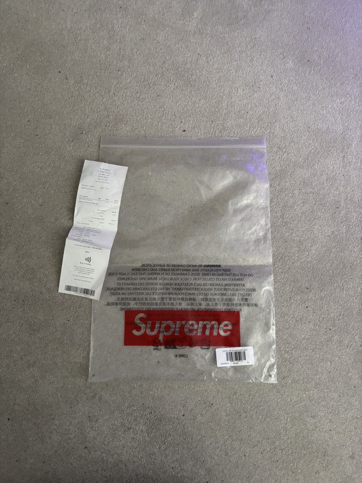 Supreme Supreme speckled zip up vest Size US XL / EU 56 / 4 - 5 Thumbnail