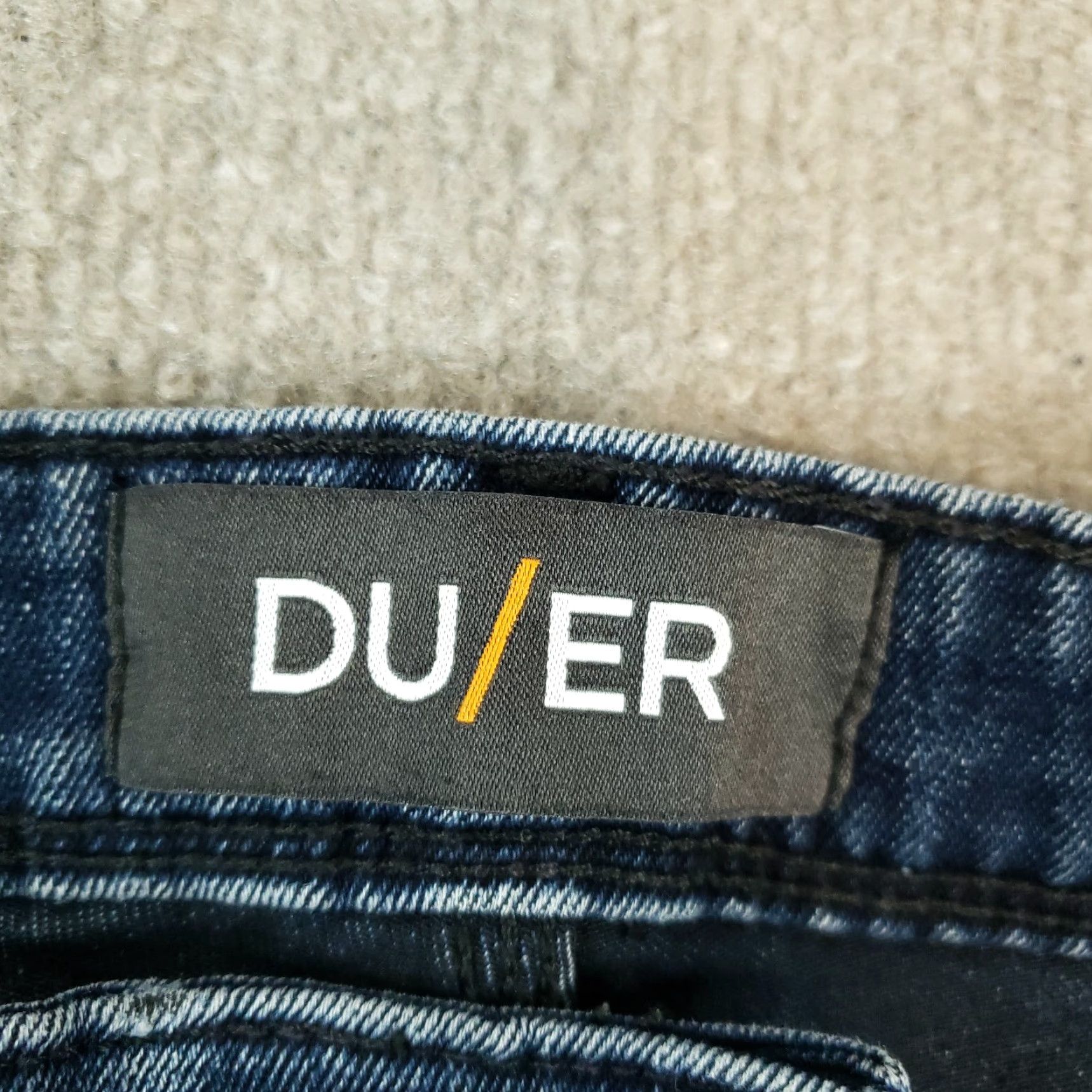 Denime DU/ER Jeans Mens Size 30x29 Blue Denim L2X Slim Fit Straight Casual Size US 30 / EU 46 - 7 Thumbnail