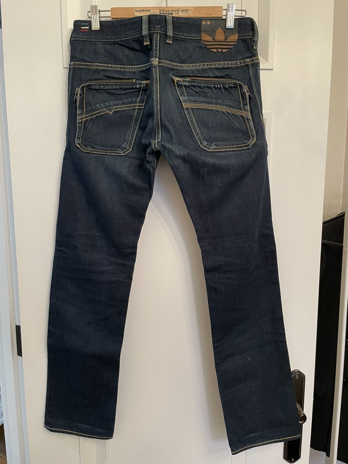 Diesel Diesel x Adidas ADI-POIAK wash navy jeans Size US 28 / EU 44 - 6 Thumbnail