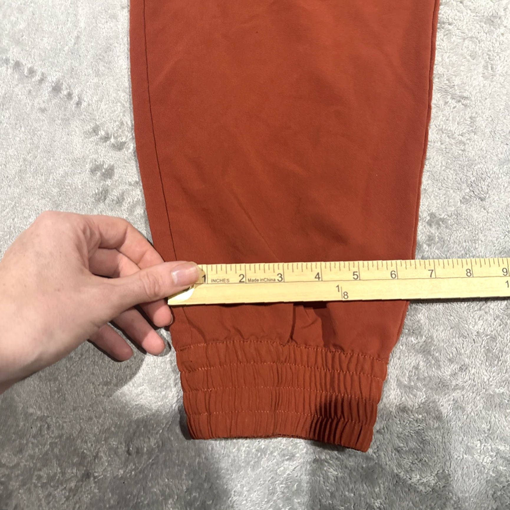 Vintage FIGS Zamora Jogger Scrub Pants Womens XXL Workwear High Waisted Orange Solid Polyester Pants Size 40" / US 18 - 7 Thumbnail