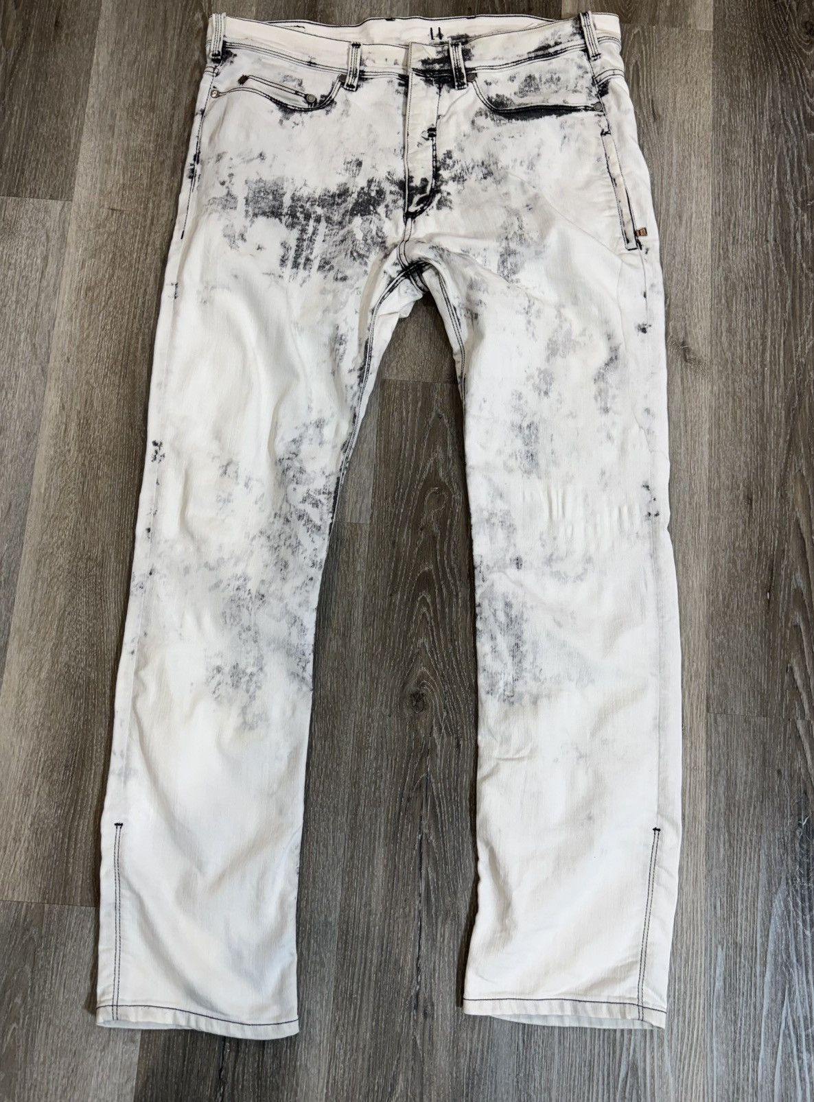 Neil Barrett ❌ RUNWAY NEIL BARRETT STRECH DISTRESS ❌ Size US 36 / EU 52 - 12 Thumbnail