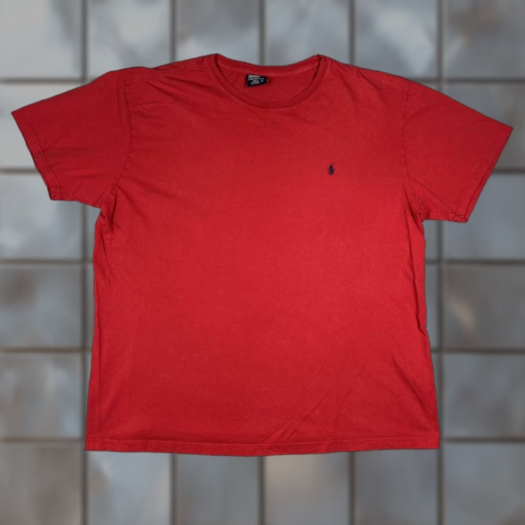 Ralph Lauren VINTAGE Polo Ralph Lauren Red Shirt Mens XL Navy Embroidered Pony Logo Size US XL / EU 56 / 4 - 1 Thumbnail