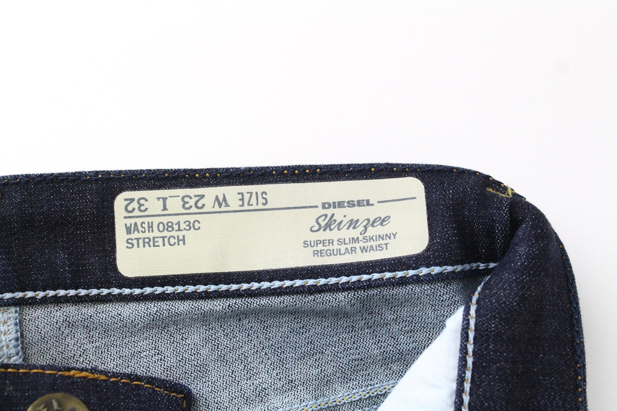 Diesel SKINZEE 0813C W23/L32 Blue Girls Jeans 71336 Size 23" - 5 Thumbnail