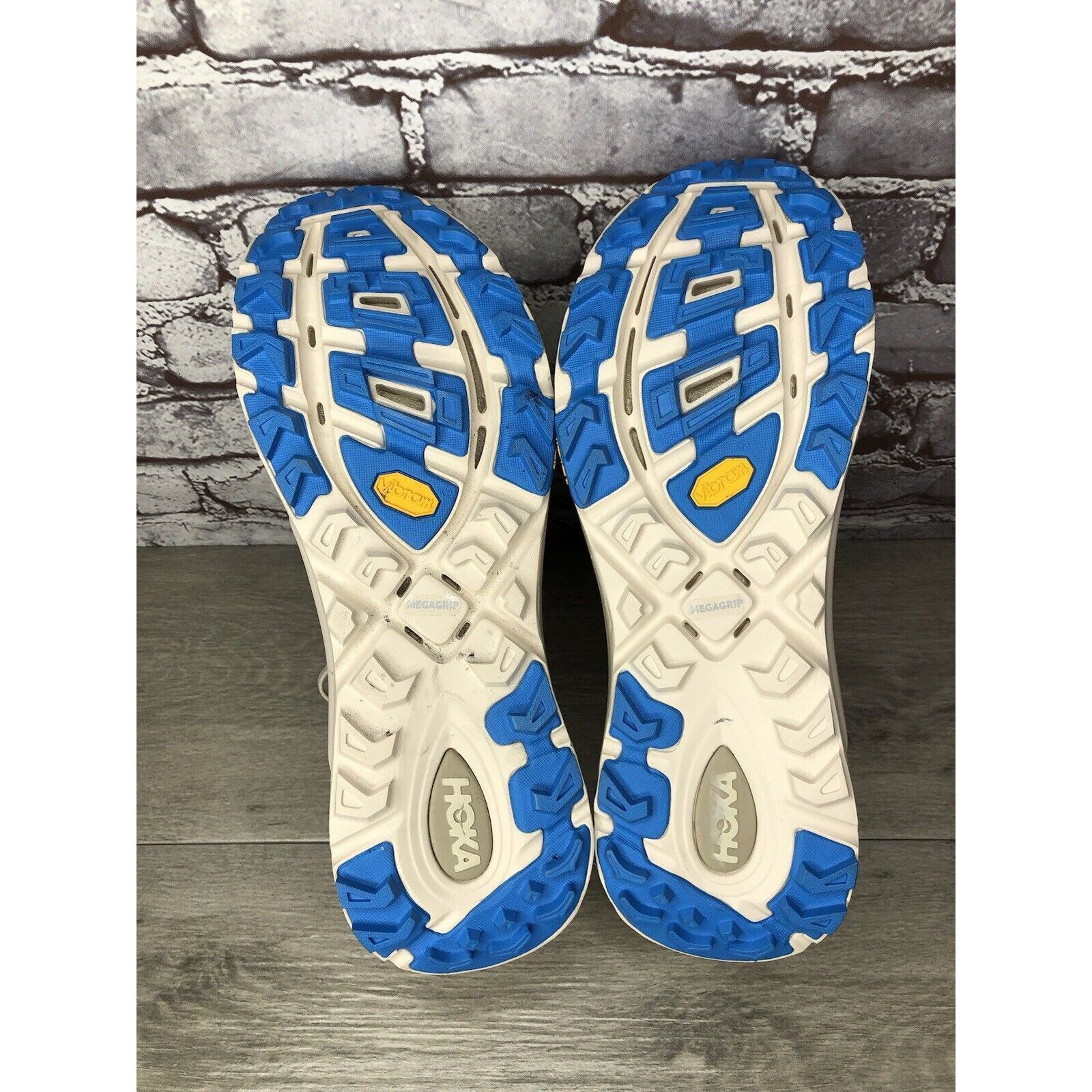 Hoka Hoka One Mafate Speed 2 Eggnog Gray Mesh Neon Yellow Running Size US 14 / EU 47 - 8 Thumbnail