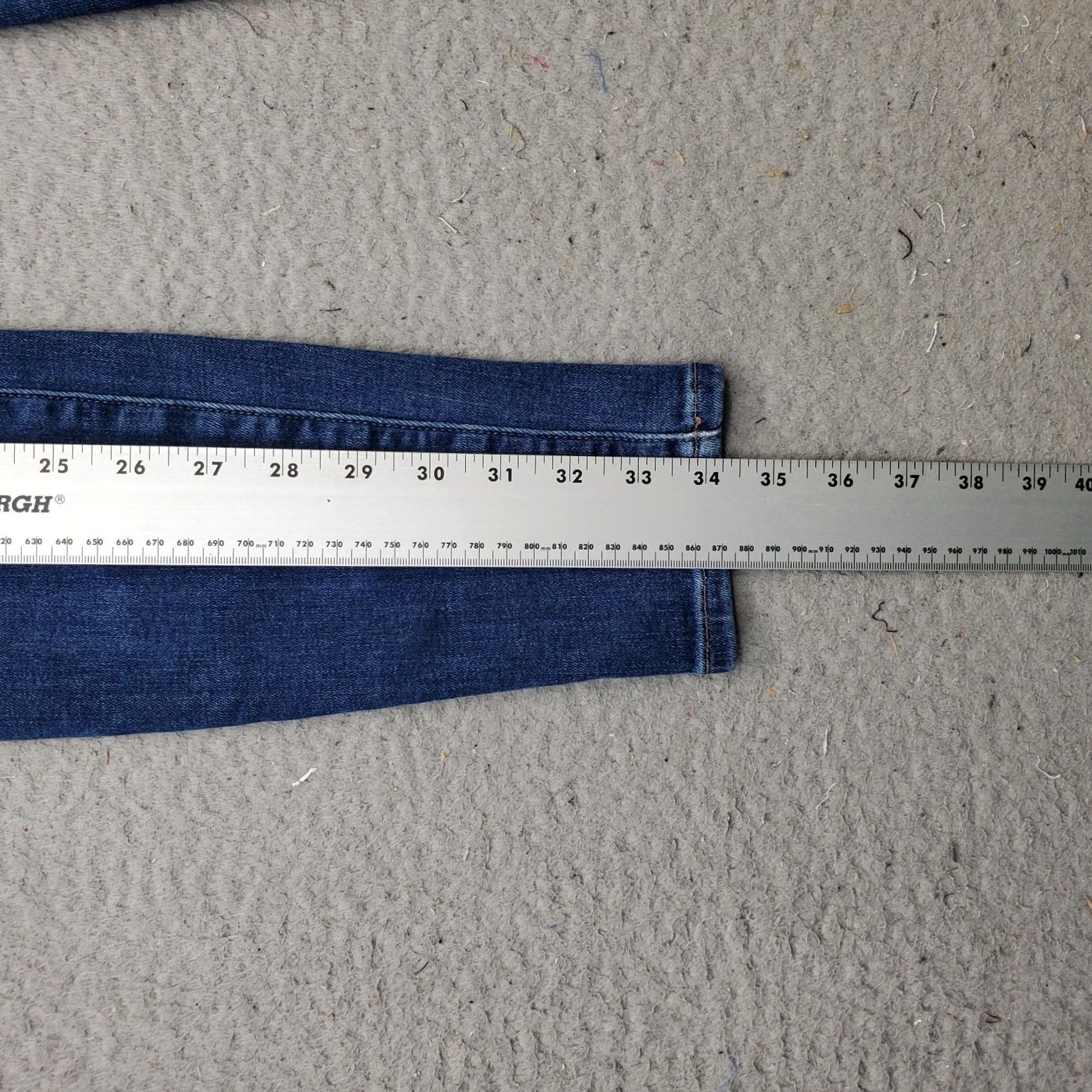 Hudson Hudson Skinny Jeans Women's 26 Blue Denim Cotton Natalie Cas Flat Front Jeans Size 26" / US 2 / IT 38 - 3 Thumbnail