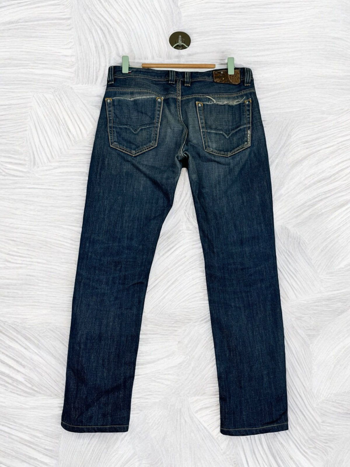 Diesel × Hysteric Glamour × Japanese Brand VTG DIESEL INDUSTRY DISTRESSED MOD VIKER MUD WASH DENIM Size US 31 - 2 Thumbnail