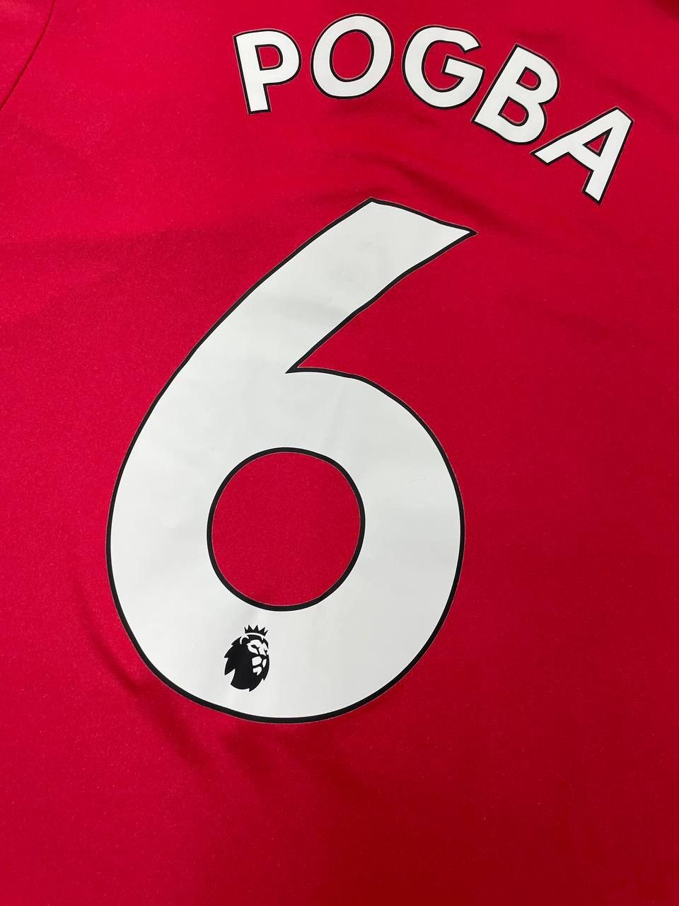 Adidas Adidas Manchester United 2017 2018 Paul Pogba #6 Home Shirt Size US S / EU 44-46 / 1 - 2 Thumbnail