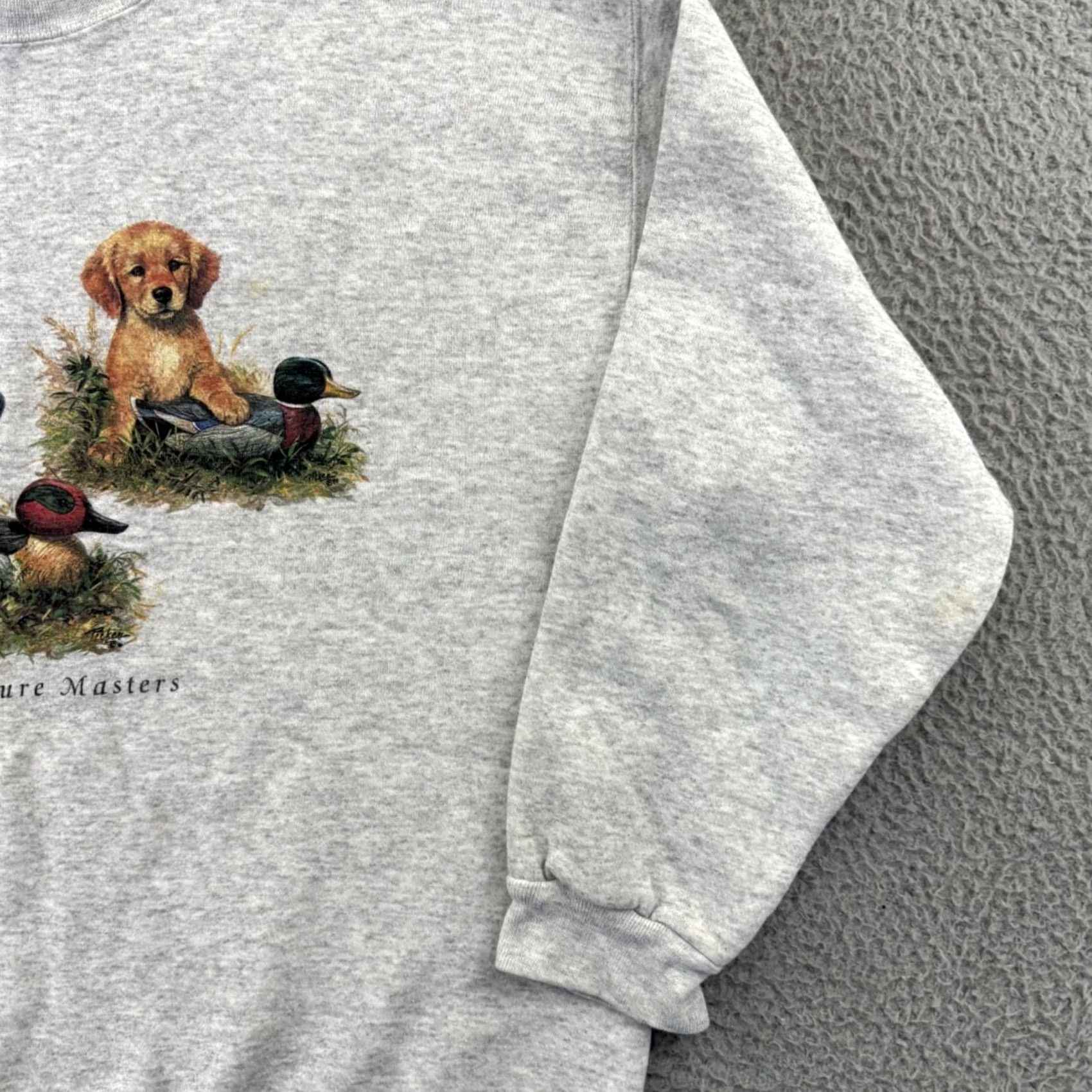 Vintage VINTAGE Enviromental Artwear Sweatshirt Mens Large Blue Dog Nature Pullover Graphic Print Crew Neck Long Sleeve 90s Size US M / EU 48-50 / 2 - 5 Thumbnail