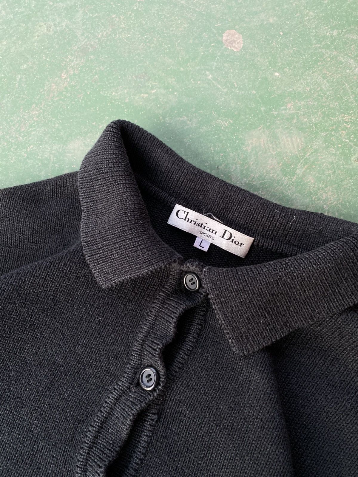 Christian Dior Monsieur 1980s - Christian Dior Sports Polo Logo Embroidered Knit Size US M / EU 48-50 / 2 - 4 Thumbnail