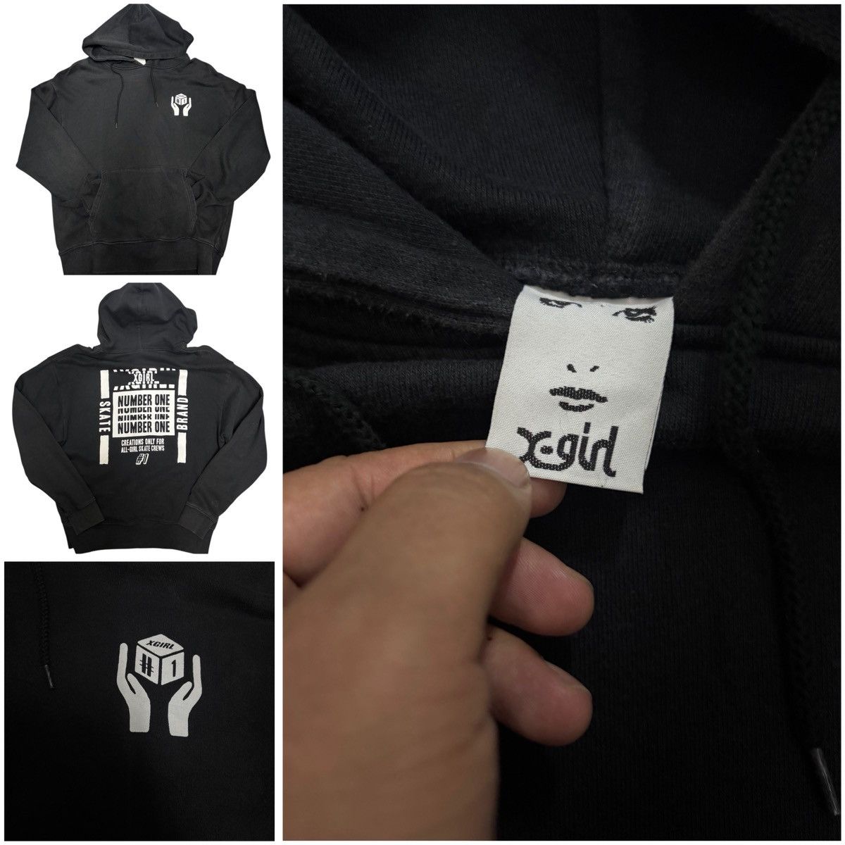 Japanese Brand X-Girl Skateboard Hoodies Size US S / EU 44-46 / 1 - 5 Thumbnail