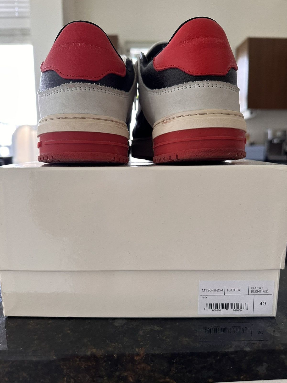 Represent Clo. Apex Red Black Off White Size US 7 / EU 40 - 2 Thumbnail