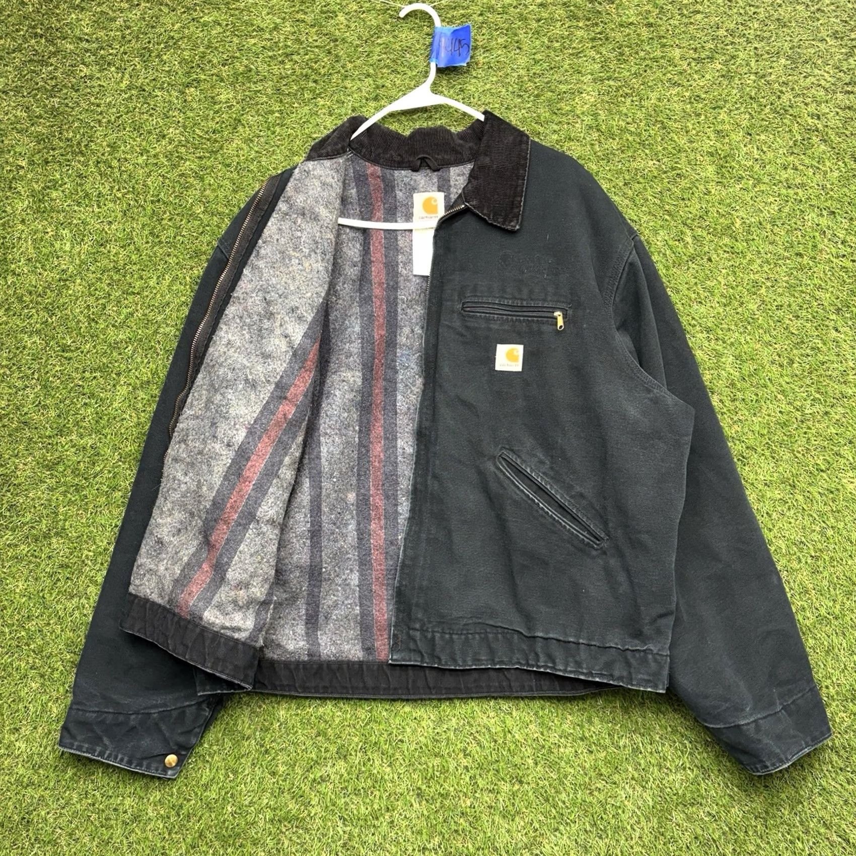 Carhartt VINTAGE Carhartt Detroit Jacket Mens 50 J01 Blanket Lining Made In USA Workwear Jacket Size US M / EU 48-50 / 2 - 2 Thumbnail