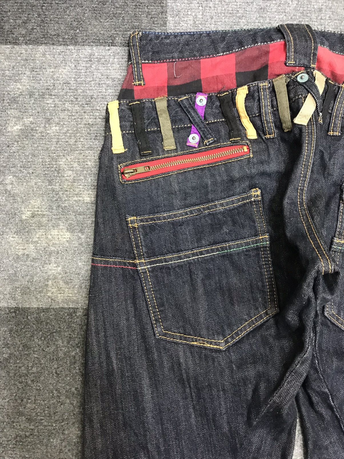 Japanese Brand 💥DOUBLE WAIST💥Sorridere Twisted Double Waist Denim F448 Size US 30 / EU 46 - 12 Thumbnail