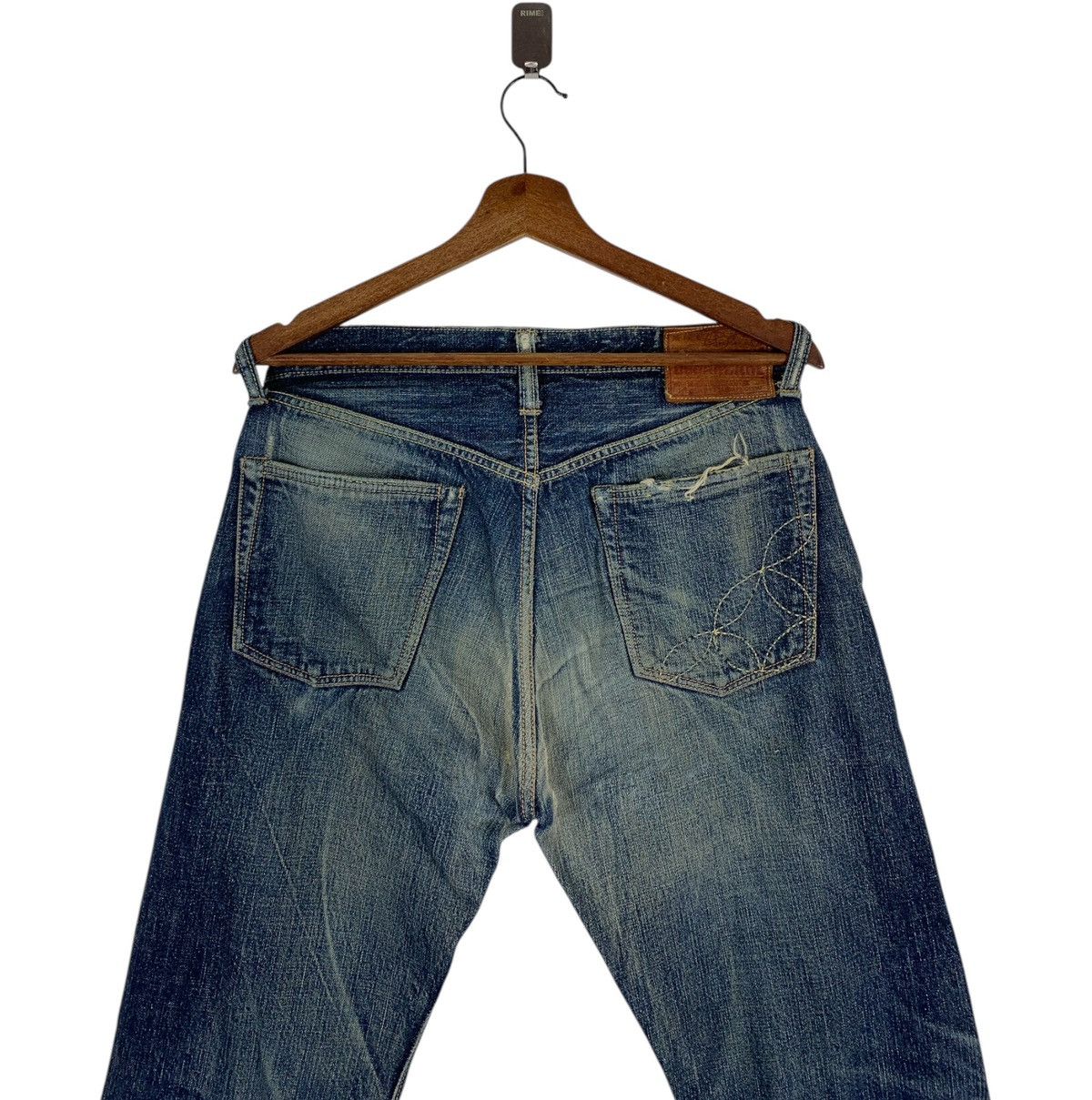Sugar Cane VINTAGE SUGARCANE DISTRESSED SELVEDGE JEANS MEN Size US 30 / EU 46 - 6 Thumbnail
