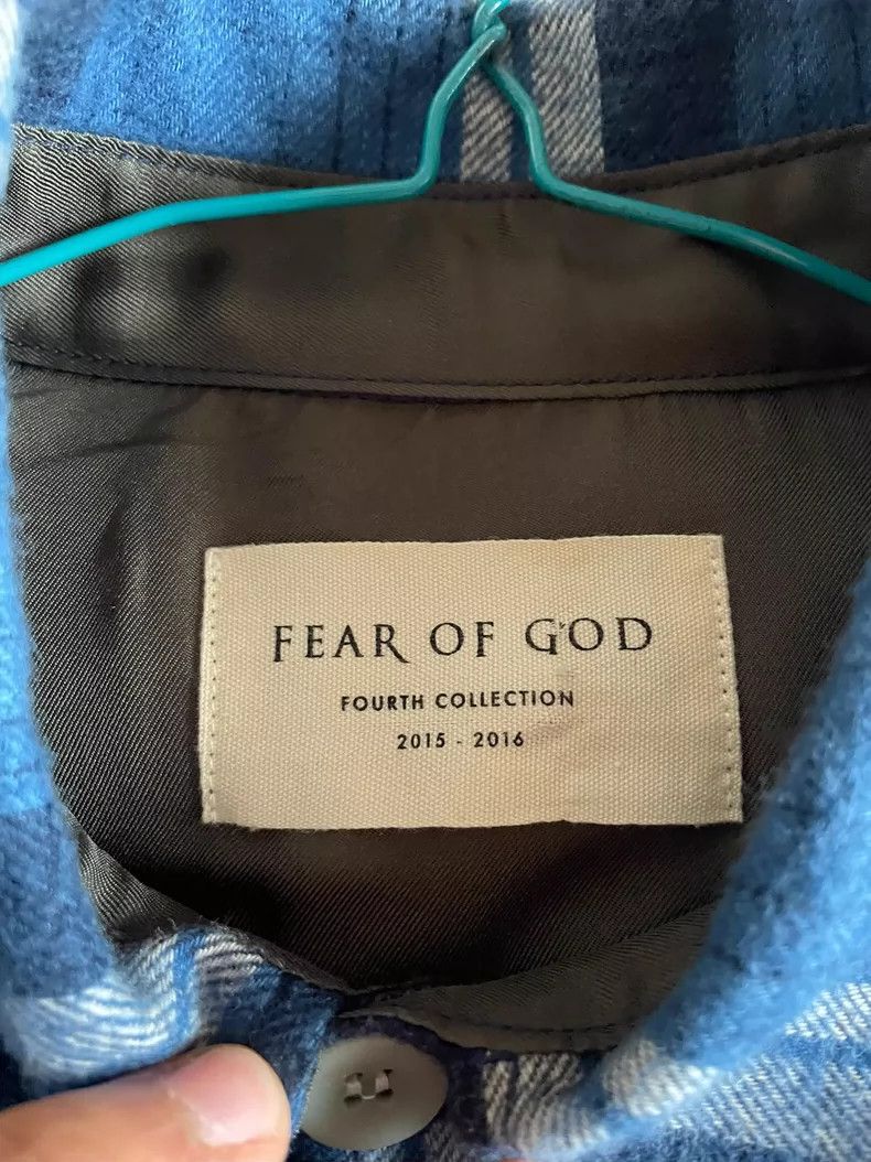 Fear of God Fear of God Plaid blue shirt Size US S / EU 44-46 / 1 - 2 Thumbnail