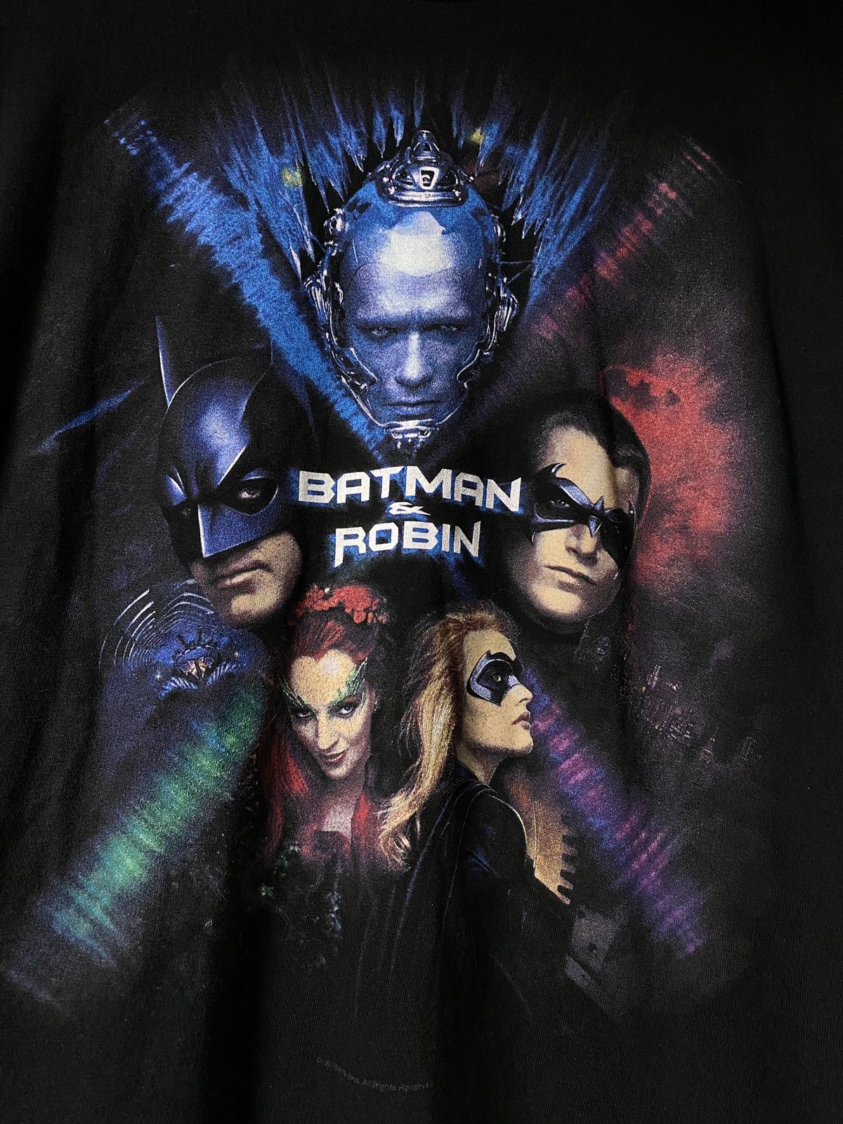 Other Vintage 90’s Batman & Robin Movie Promo Tee Shirt XLarge Size US XL / EU 56 / 4 - 2 Thumbnail