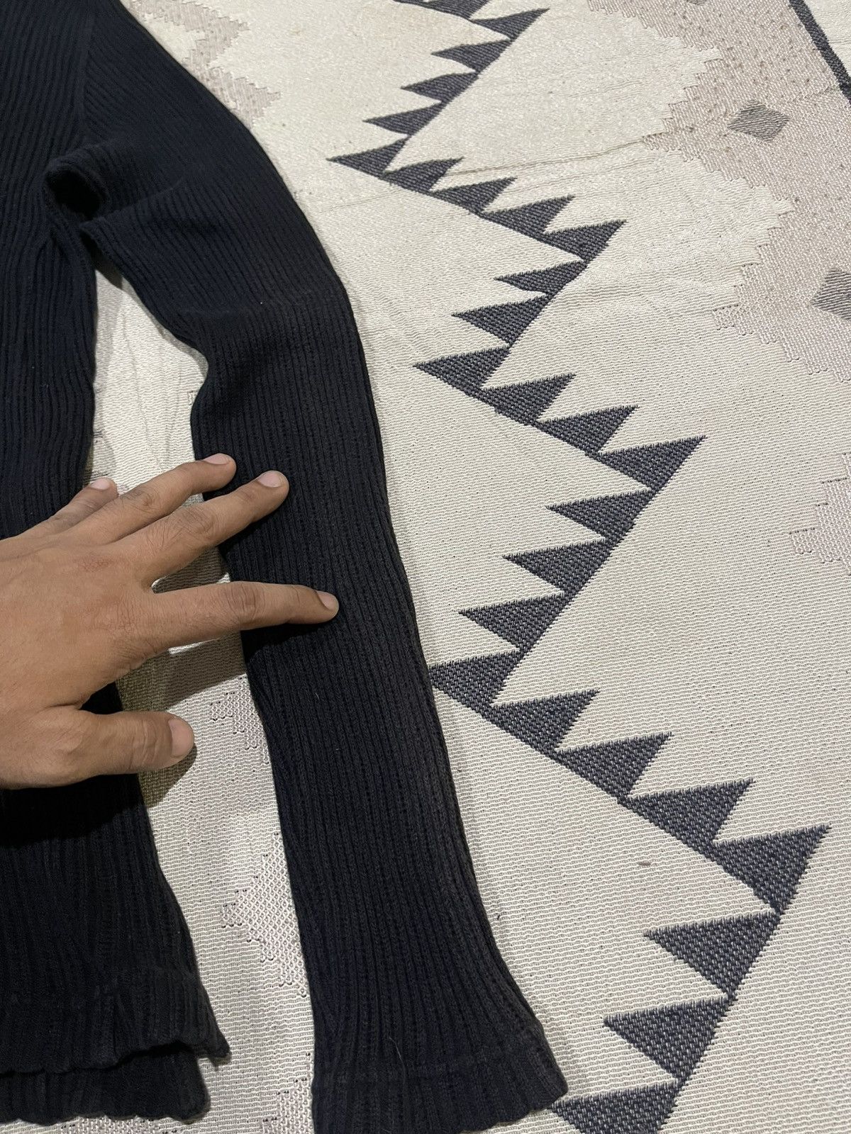 Tete Homme 90s TETE HOMME BY ISSEY MIYAKE HALF BUTTON KNITWEAR Size US M / EU 48-50 / 2 - 5 Thumbnail