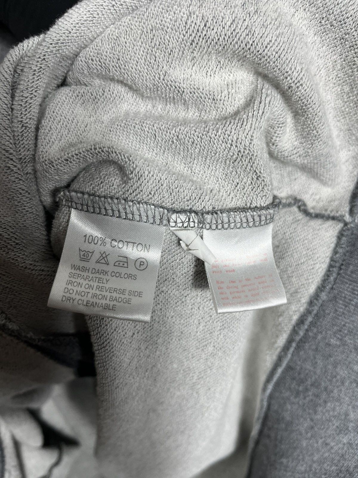 YVES SAINT LAURENT ZIP-THROUGH SWEATSHIRT Grey Cotton