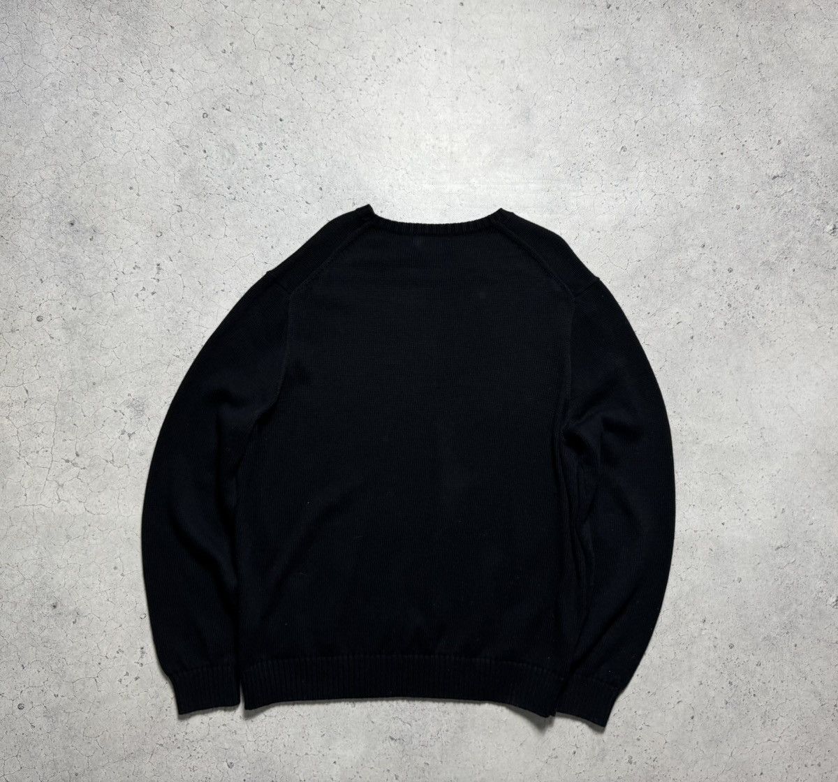 Polo Ralph Lauren Polo Ralph Lauren Black Crew Neck Vintage Sweater Size US XXL / EU 58 / 5 - 9 Thumbnail