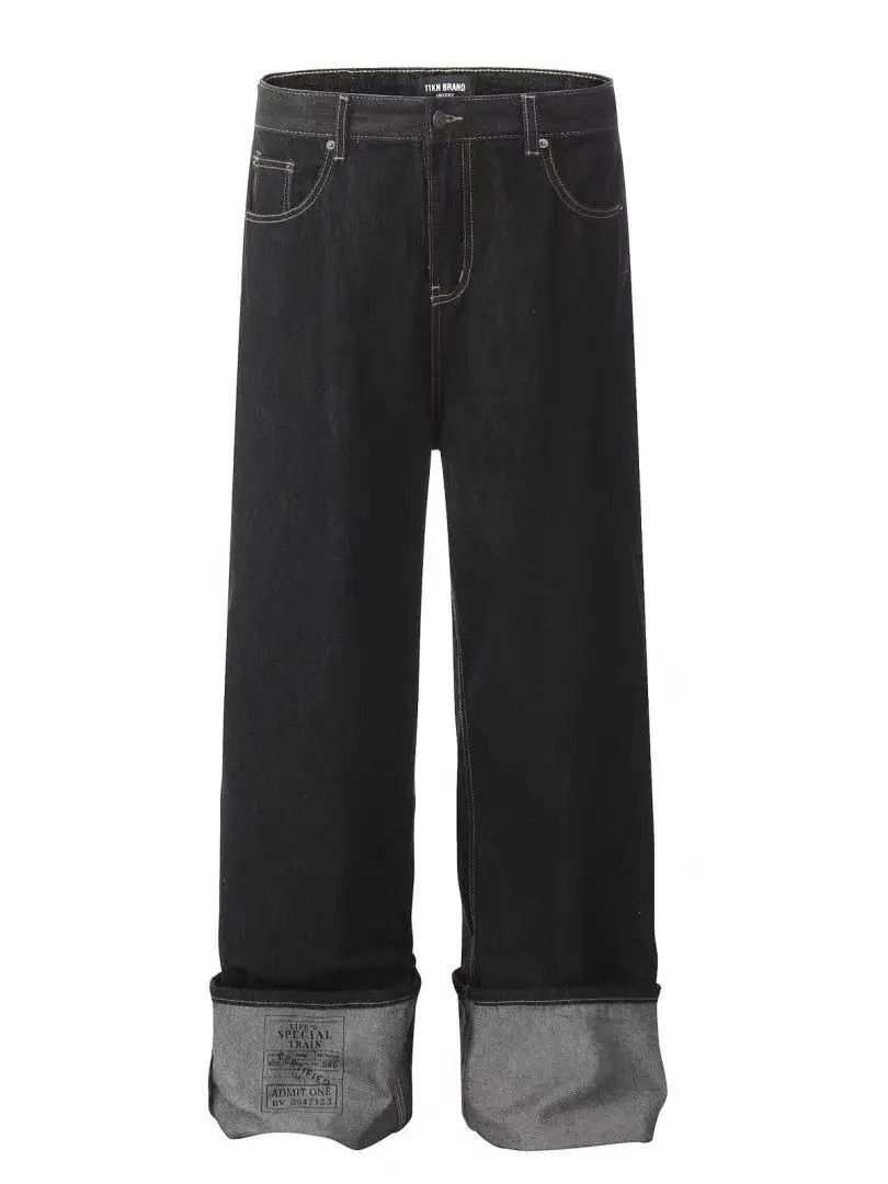 Japanese Brand × Jean Retro wide leg straight leg jeans Size US 30 / EU 46 - 2 Thumbnail