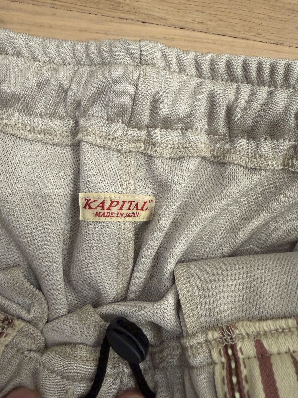 Kapital Kapital Jersey Kochi Track Pants Beige Zephyr Size US 34 / EU 50 - 8 Thumbnail