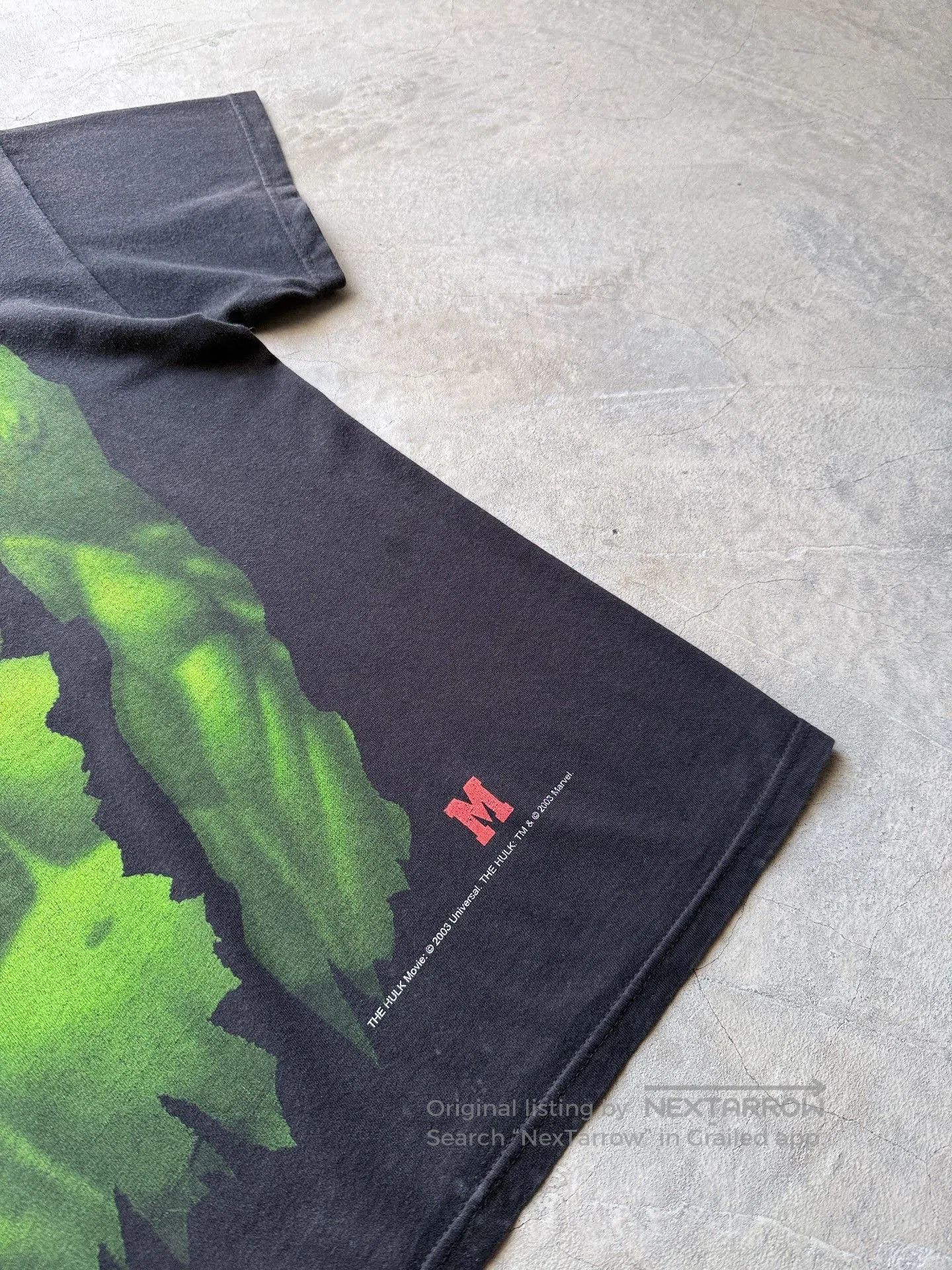 Vintage Vintage 00s Hulk Marvel Movie Tee. Size US L / EU 52-54 / 3 - 3 Thumbnail