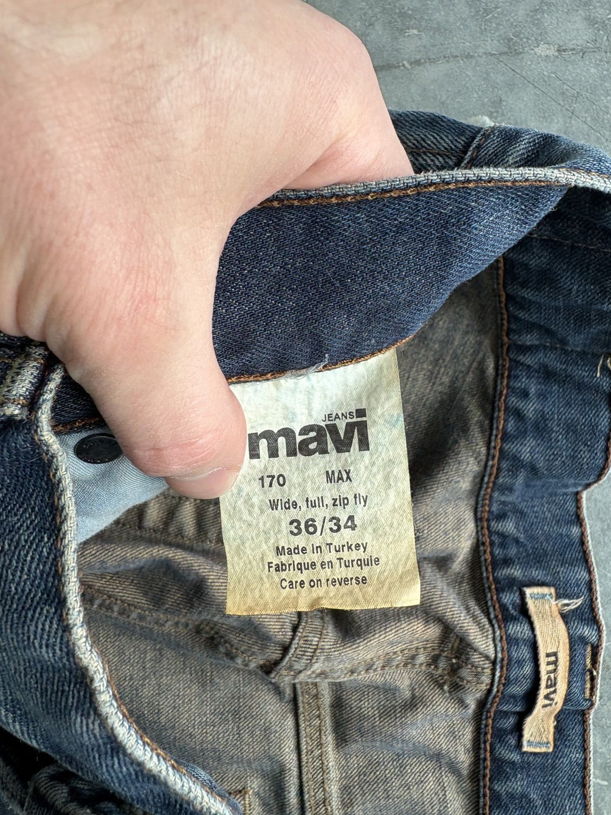 Mavi Vintage Y2K Mavi Wide Leg Baggy Jeans 36x34 Washed Skater Size US 36 / EU 52 - 4 Thumbnail