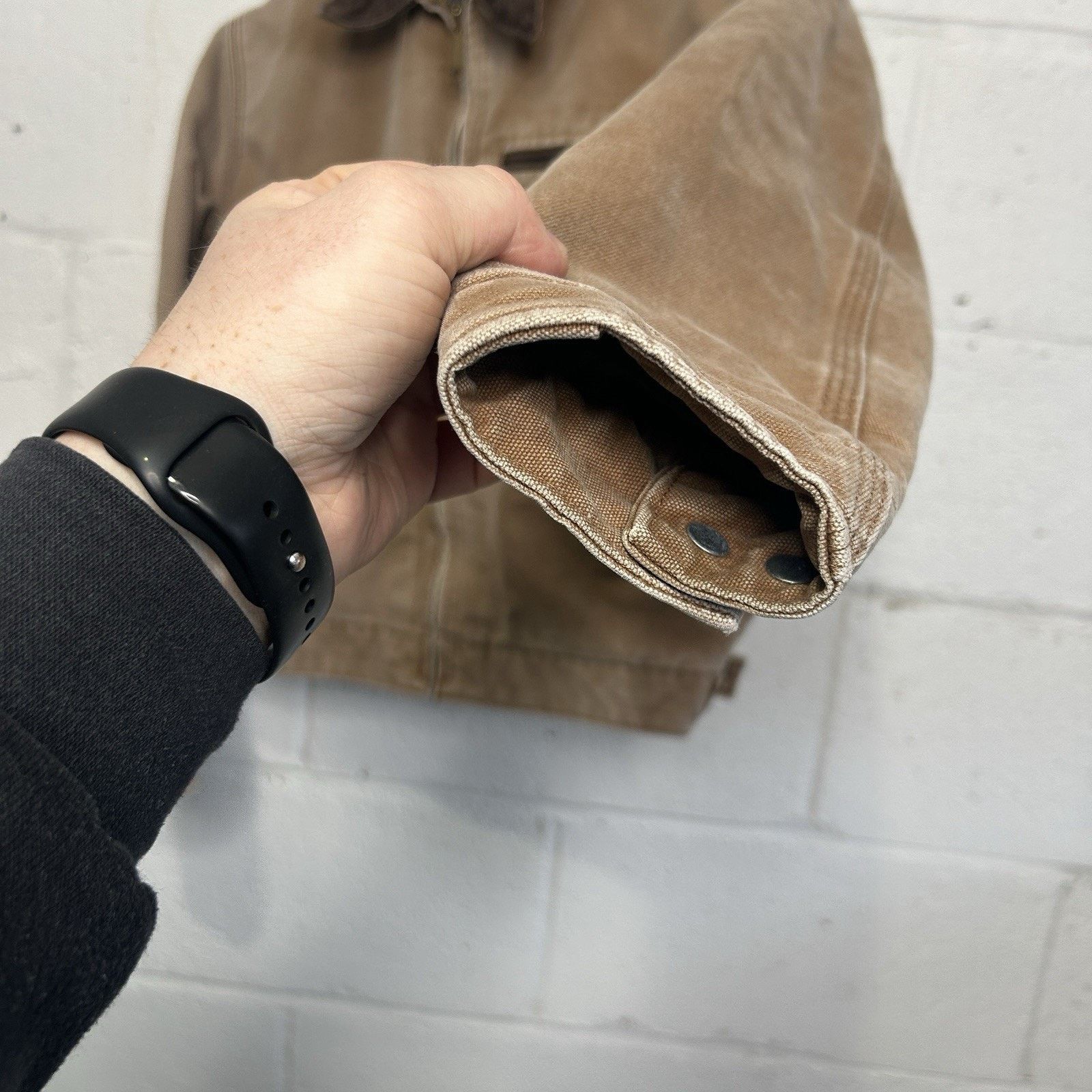 Carhartt Y2K Carhartt Sherpa-Lined Detroit Jacket “Brown” YYJ97 BRN Size XS / US 0-2 / IT 36-38 - 10 Thumbnail