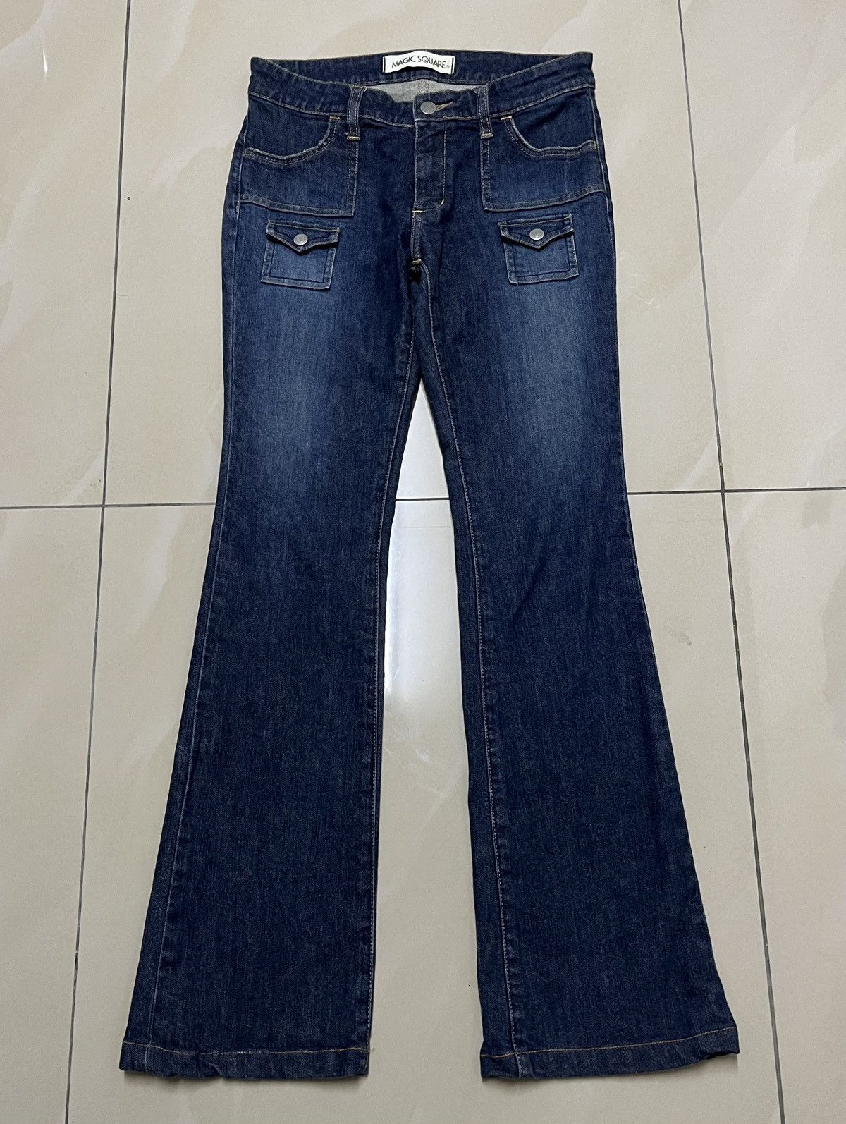 Hysteric Glamour Flare Jeans Magic Square bush pant low rise bootcut Size US 28 / EU 44 - 1 Thumbnail