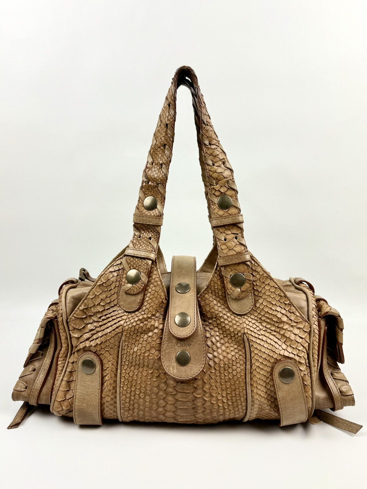 Chloe Chloe silverado python bag | Grailed
