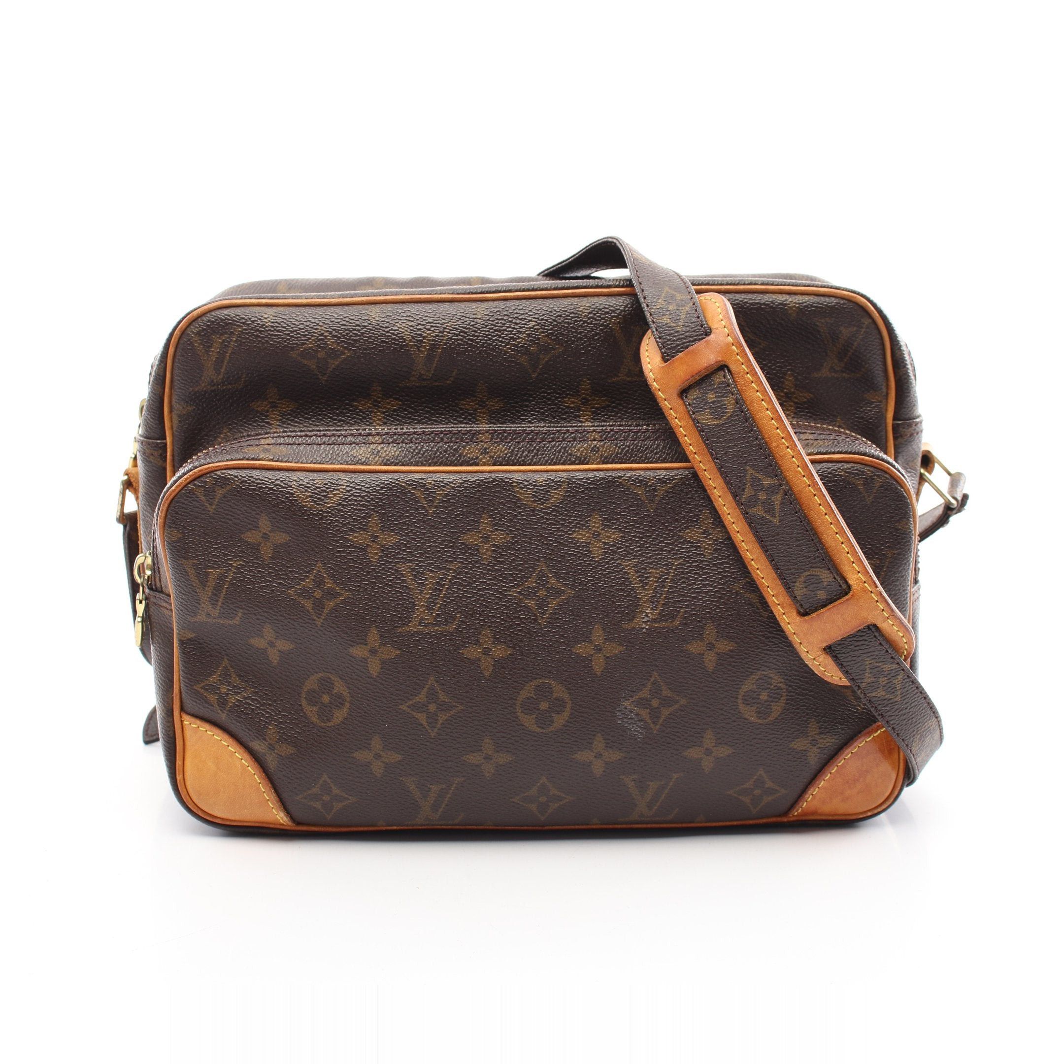 Louis Vuitton Louis Vuitton Nil Monogram Shoulder Bag Leather Brown Size ONE SIZE - 1 Thumbnail