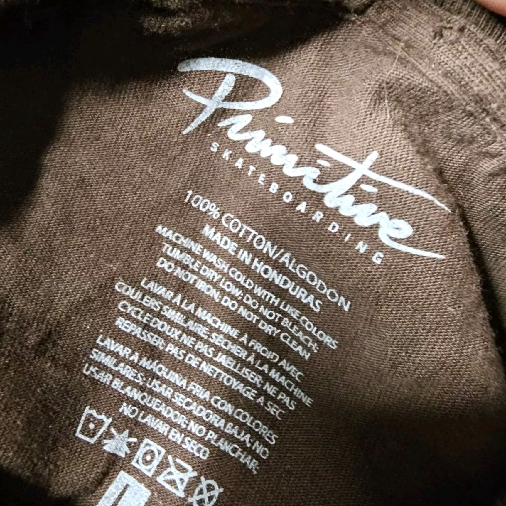 Primitive Primitive Skateboarding Cowboy T-Shirt Men's Large Brown Short Sleeve Graphic Tee Size US L / EU 52-54 / 3 - 5 Thumbnail