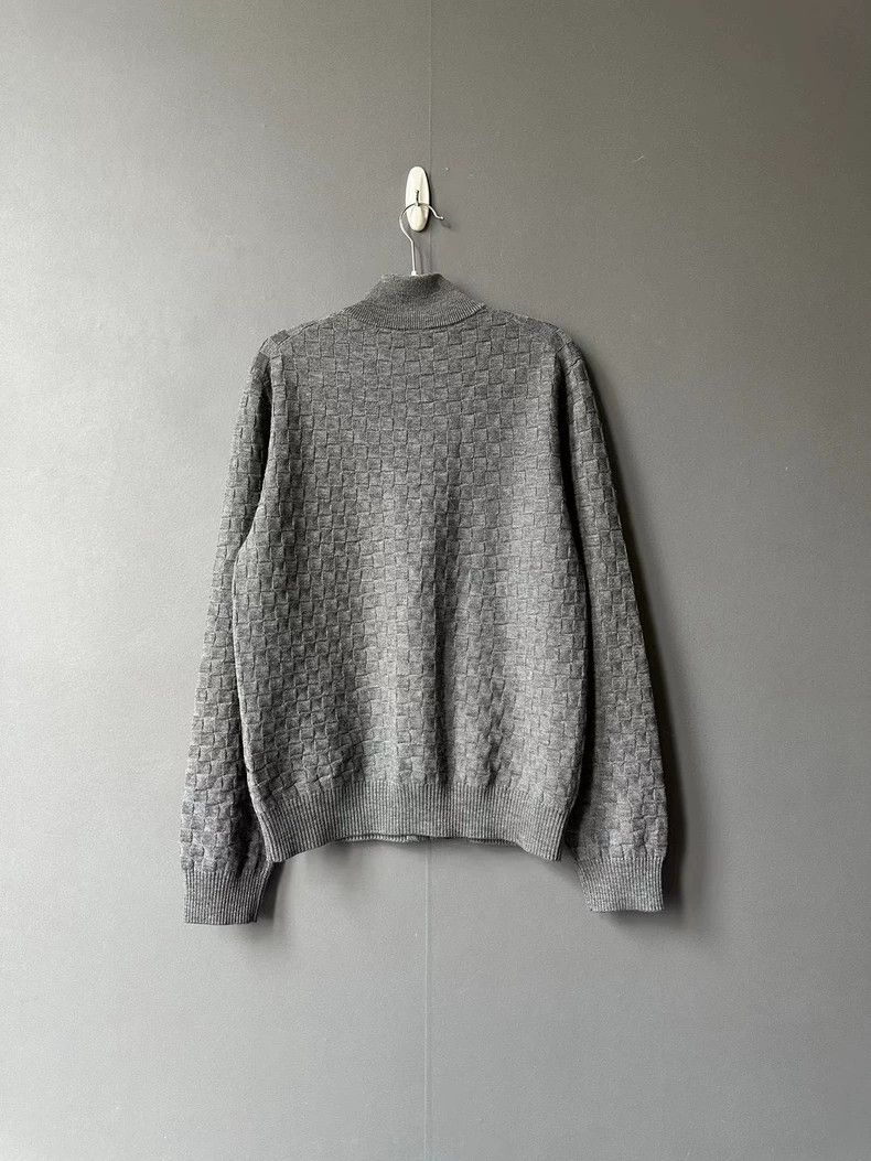Louis Vuitton Louis Vuitton Checkerboard knit zip jacket 2501-Nextarrow Size US S / EU 44-46 / 1 - 2 Thumbnail