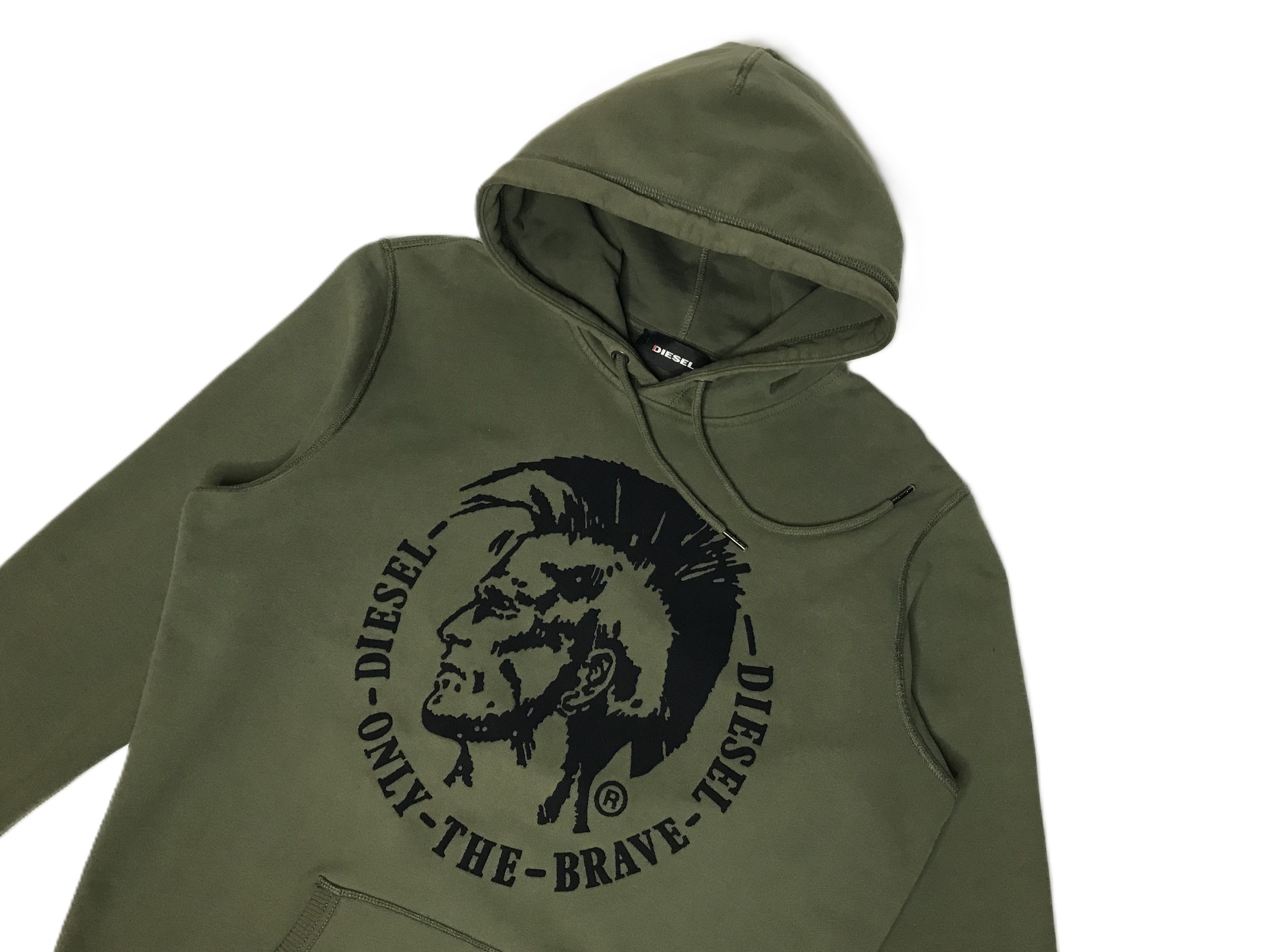 Diesel Diesel Mens Hoodie Pullover Only The Brave Collection Size US L / EU 52-54 / 3 - 3 Thumbnail