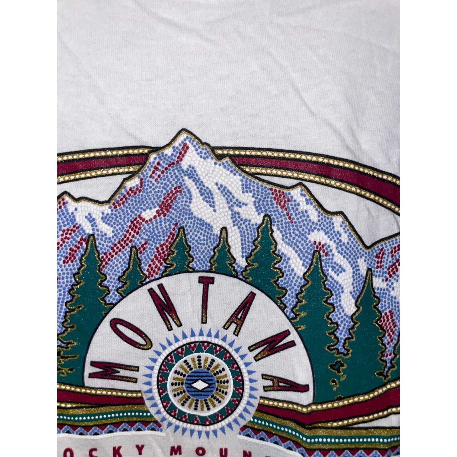 Vintage Vintage Montana Rocky Mountains Tank Shirt White VTG 1997 L Size US L / EU 52-54 / 3 - 4 Thumbnail