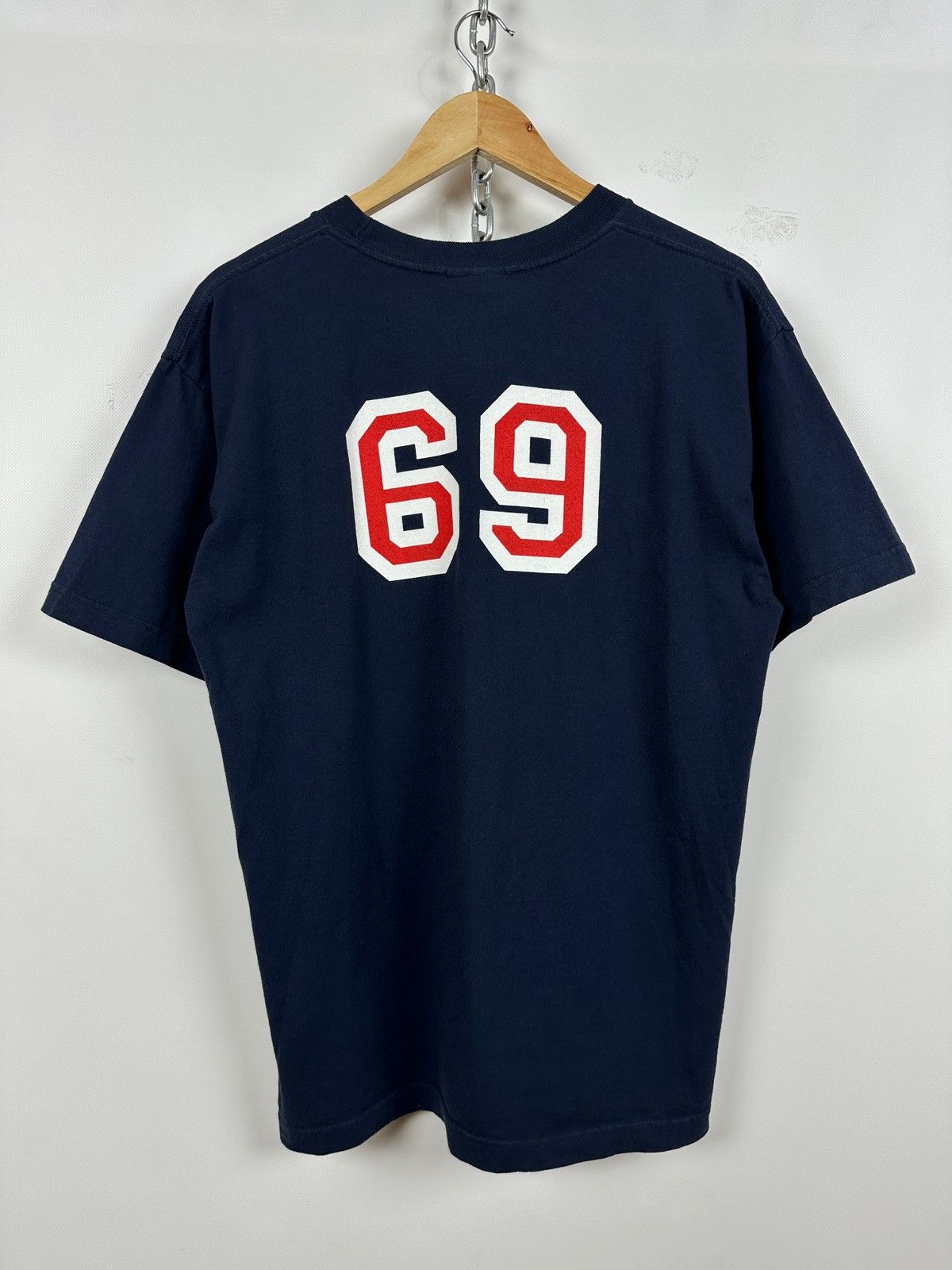Vintage Pornstar 69 Physical Education XXX Navy Blue T-Shirt