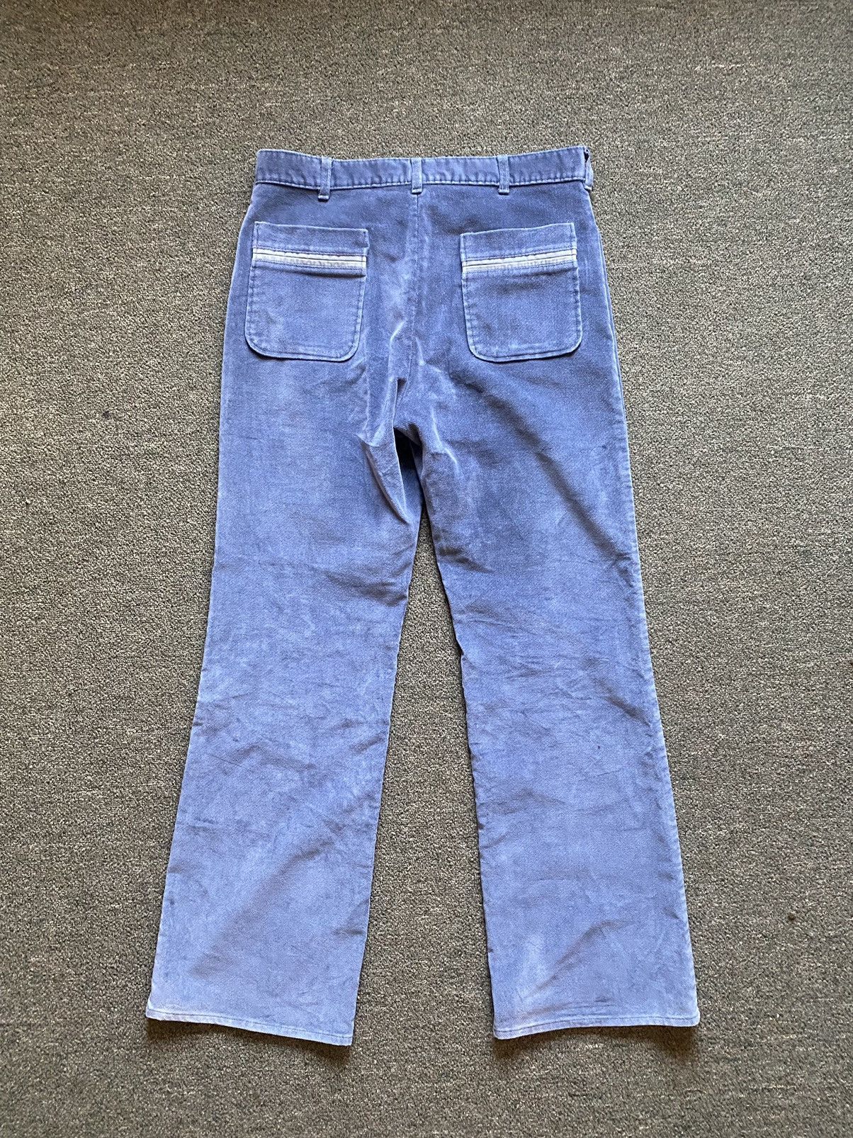Lee × Vintage Vintage 70’s Lee Velour Flared Pants Size US 32 / EU 48 - 2 Thumbnail