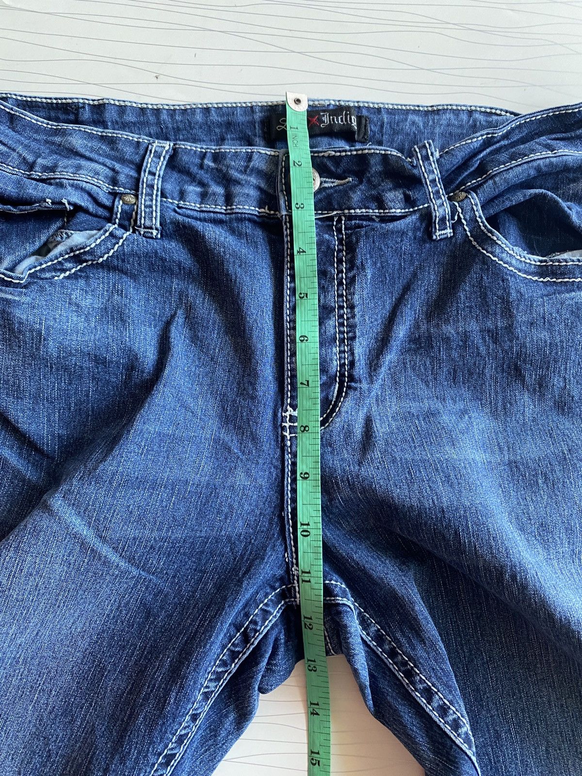 If Six Was Nine Japanese brand love indigo flare denim Size US 34 / EU 50 - 15 Thumbnail
