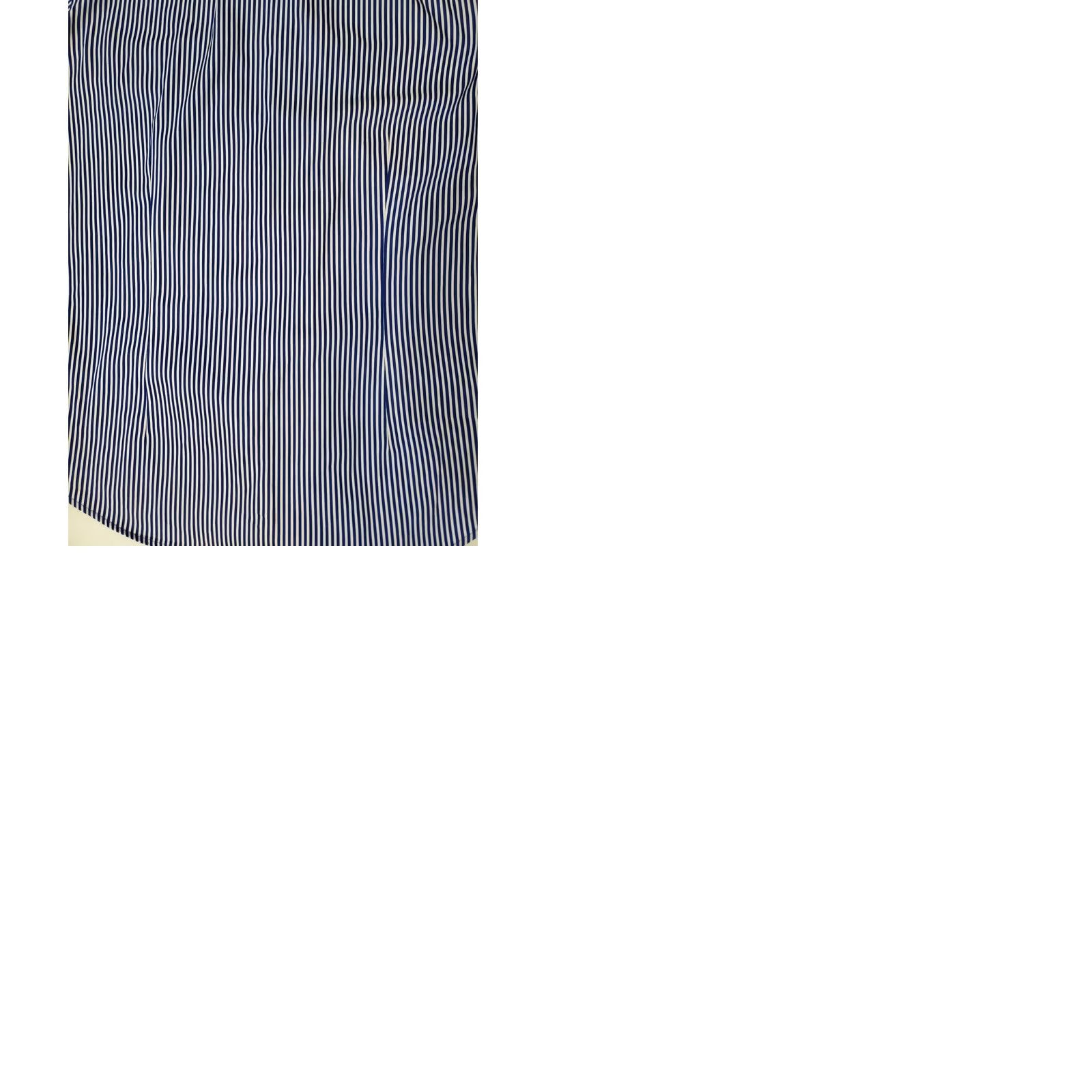 Robert Graham Robert Graham Shirt Men's L Tailored Fit Modern Americana Blue White Striped Button-Up Size US L / EU 52-54 / 3 - 9 Thumbnail