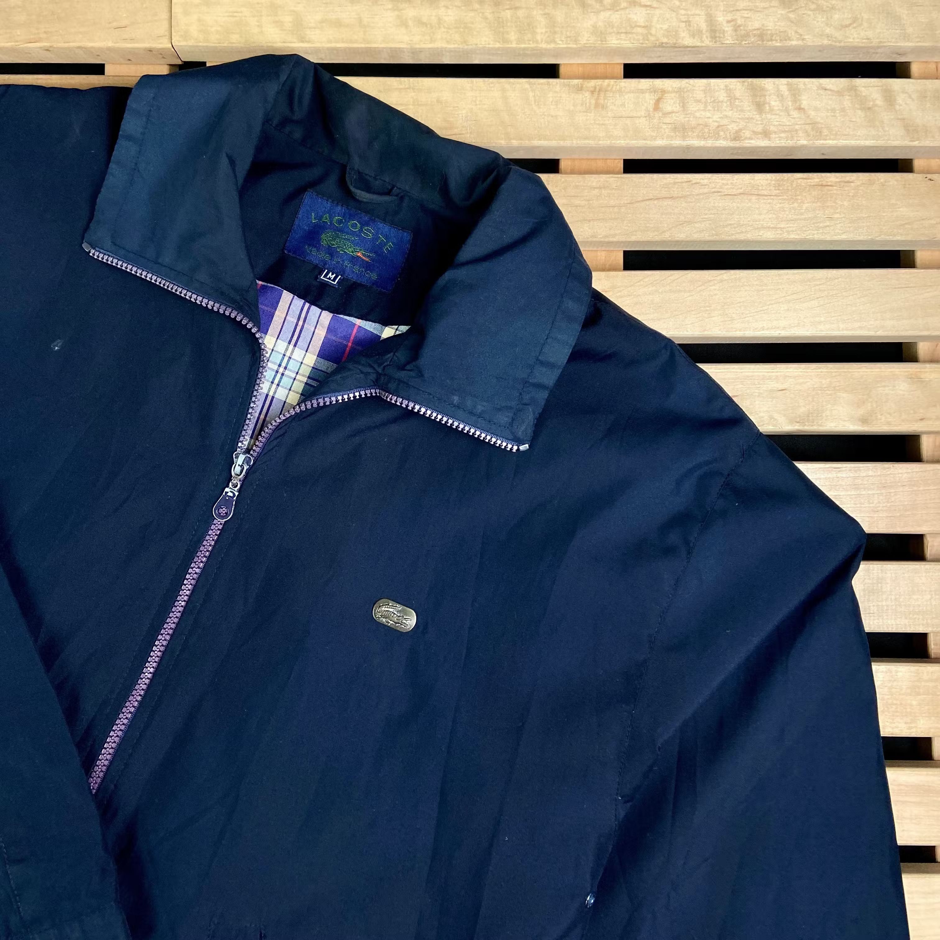 Lacoste × Vintage Mens Bomber Jacket Lacoste Vintage Size M Size US M / EU 48-50 / 2 - 2 Thumbnail