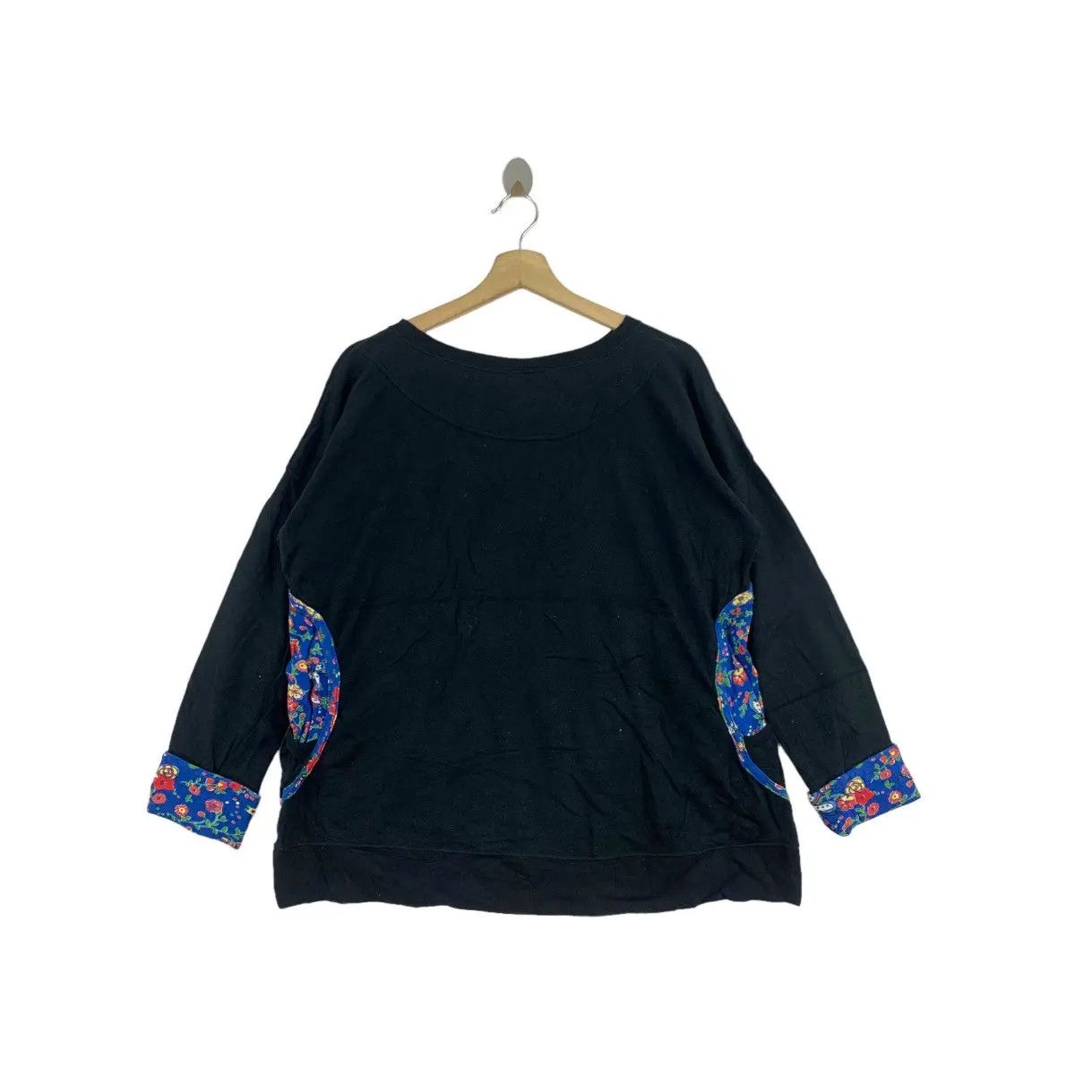Issey Miyake Vtg ISSEY MIYAKE Tsumori Chisato Patch Pocket Floral Sweater Size XL / US 12-14 / IT 48-50 - 5 Thumbnail