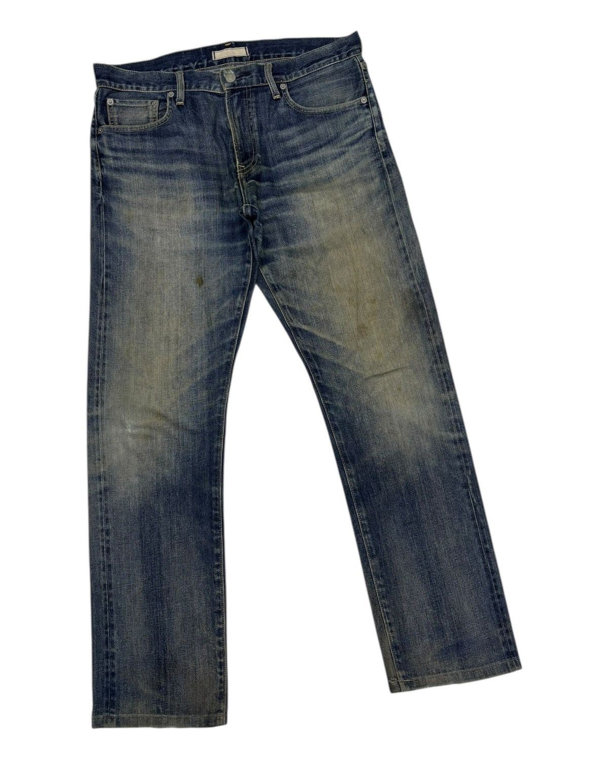 Japanese Brand × Undercover × Uniqlo VINTAGE MUD RUSTY SELVEDGE JEANS UNIQLO UNDERCOVER STYLE Size US 34 / EU 50 - 7 Thumbnail