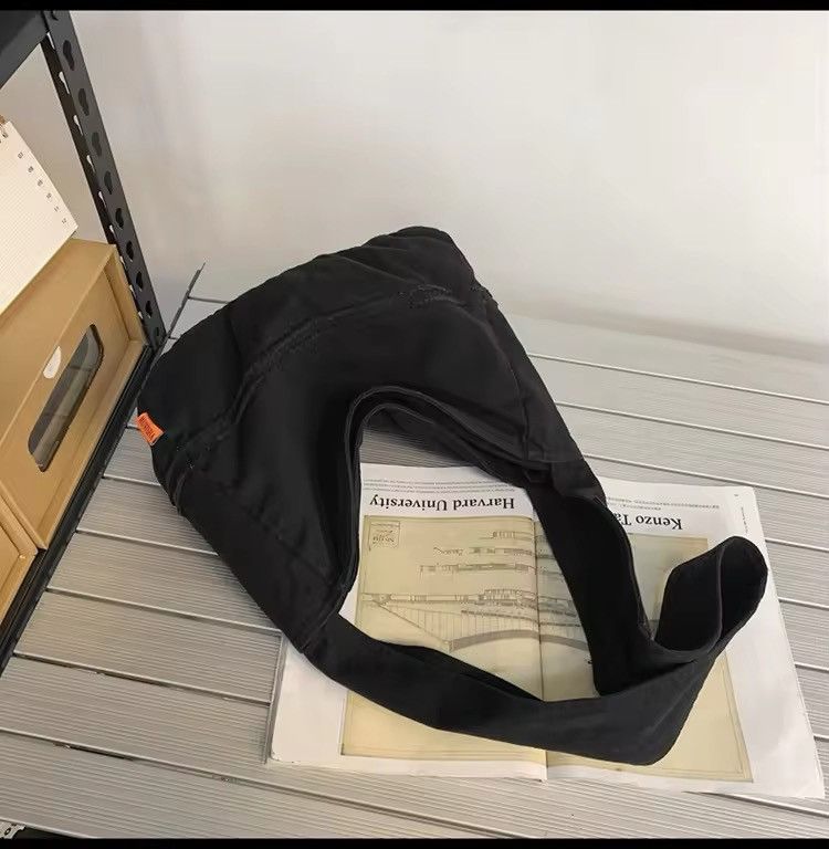 Designer 32x26x13cm Outdoor Street Black Messenger Bag Size ONE SIZE - 2 Thumbnail